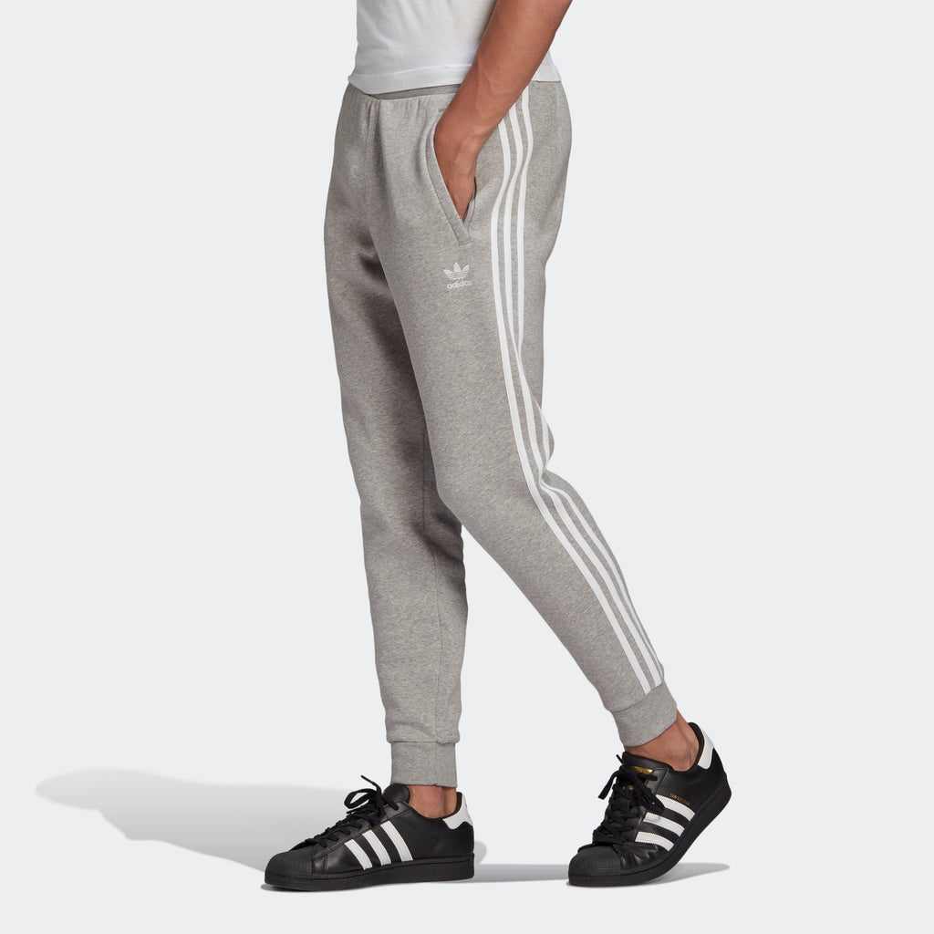 Men's adidas Originals Adicolor Classics 3-Stripes Pants Grey
