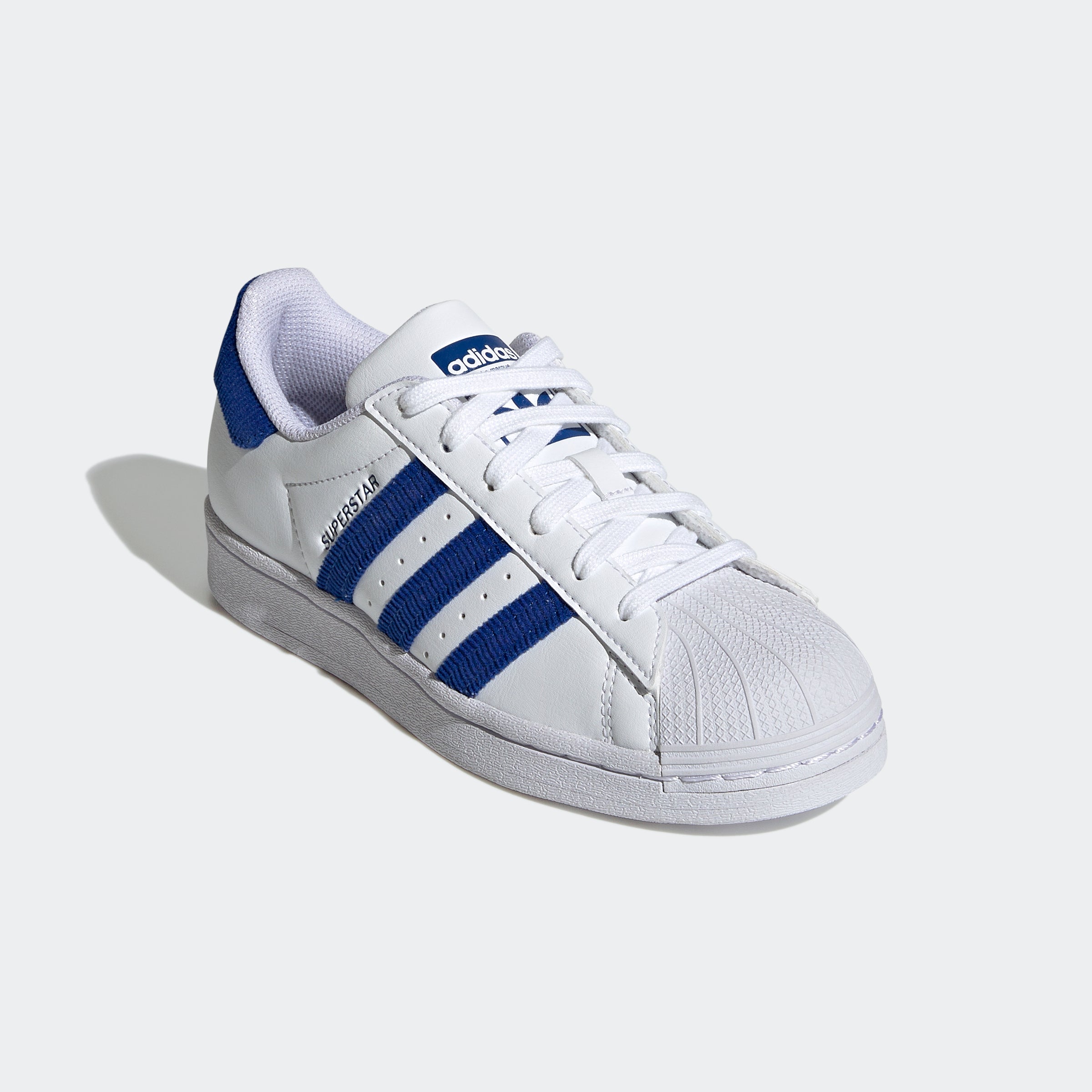 White and blue adidas shoes Clearance