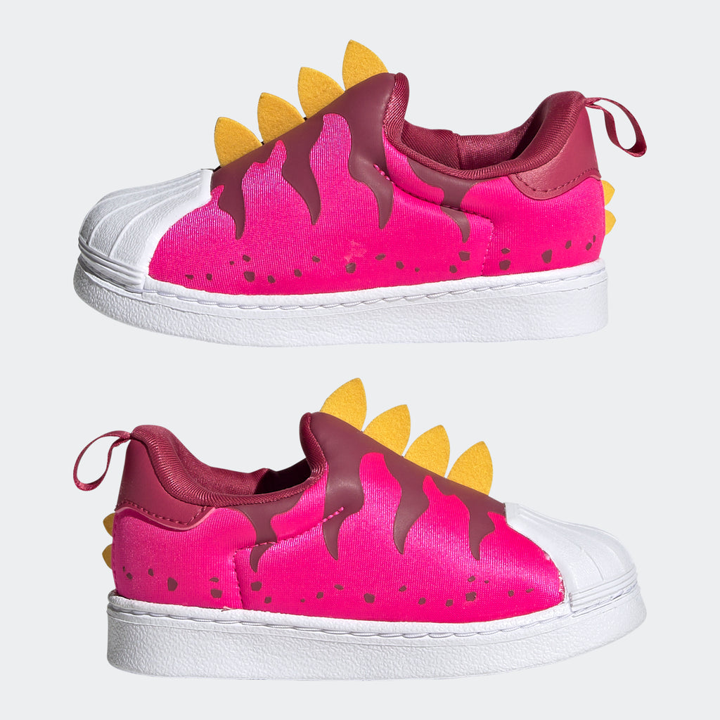 Toddler adidas Originals Superstar 360 Shoes Pink Dinosaur