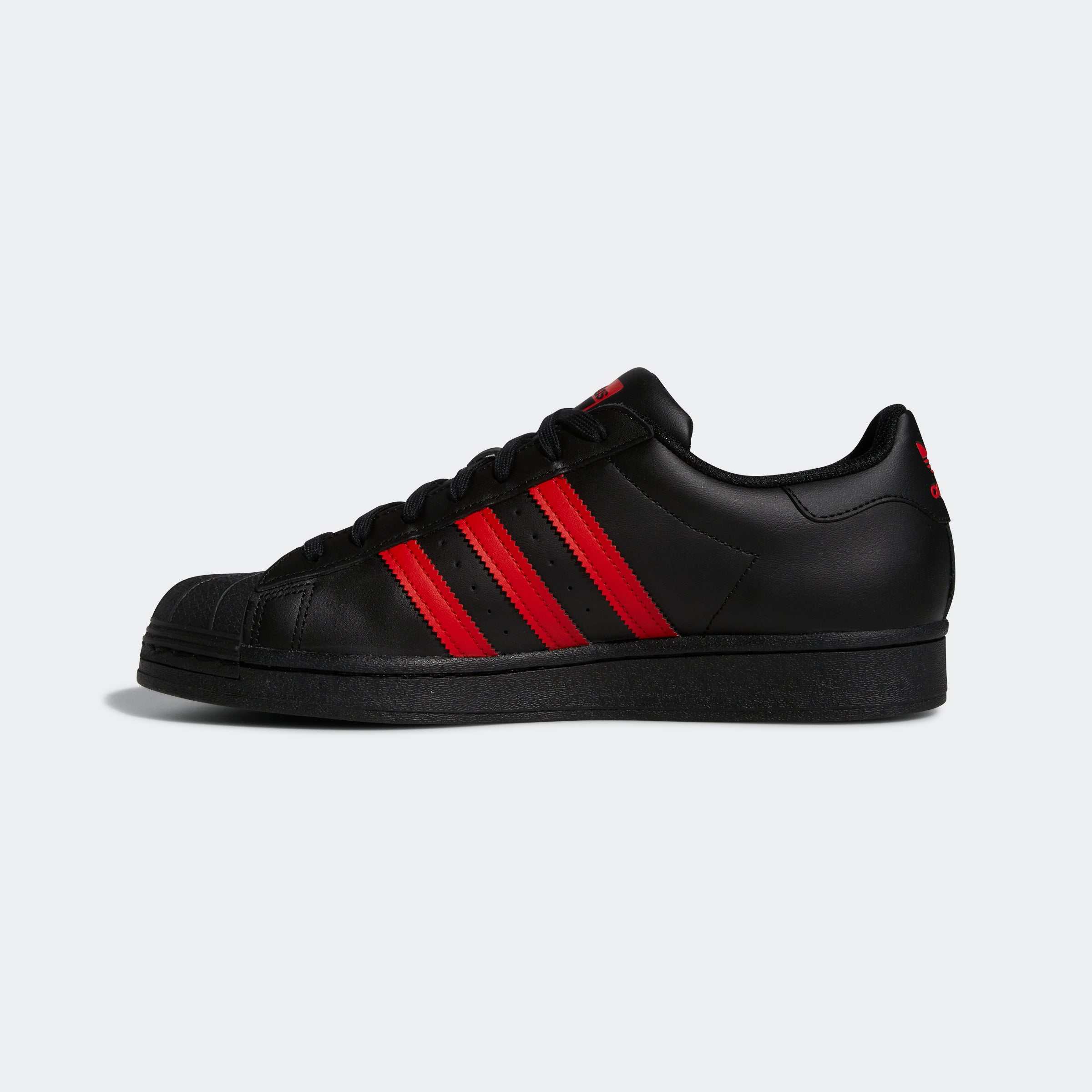 Adidas originals superstar red and black Clearance