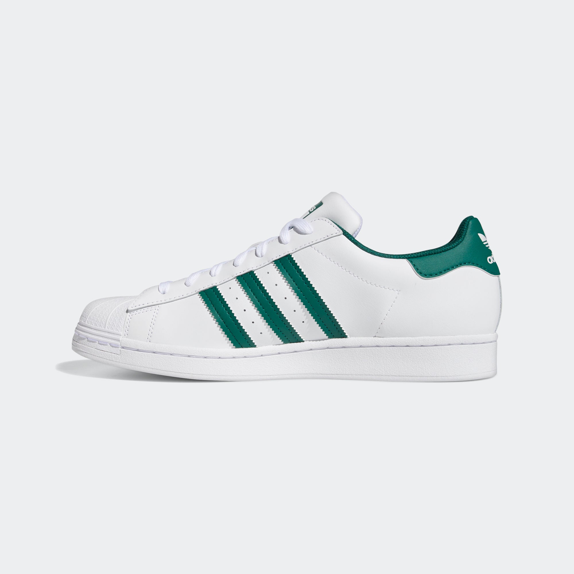 adidas Originals Superstar Trainers - White/Green