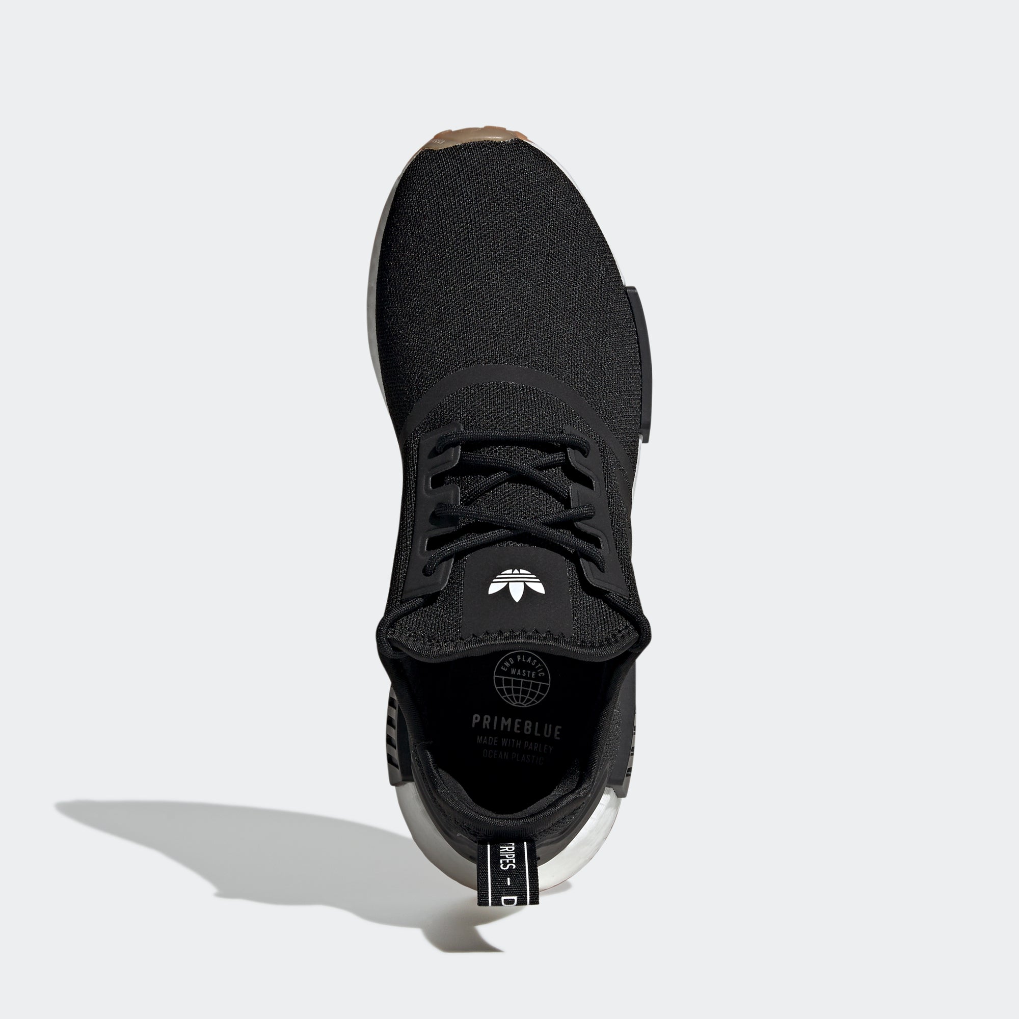 Adidas Men's NMD_R1 Primeblue Shoes Black White / 9