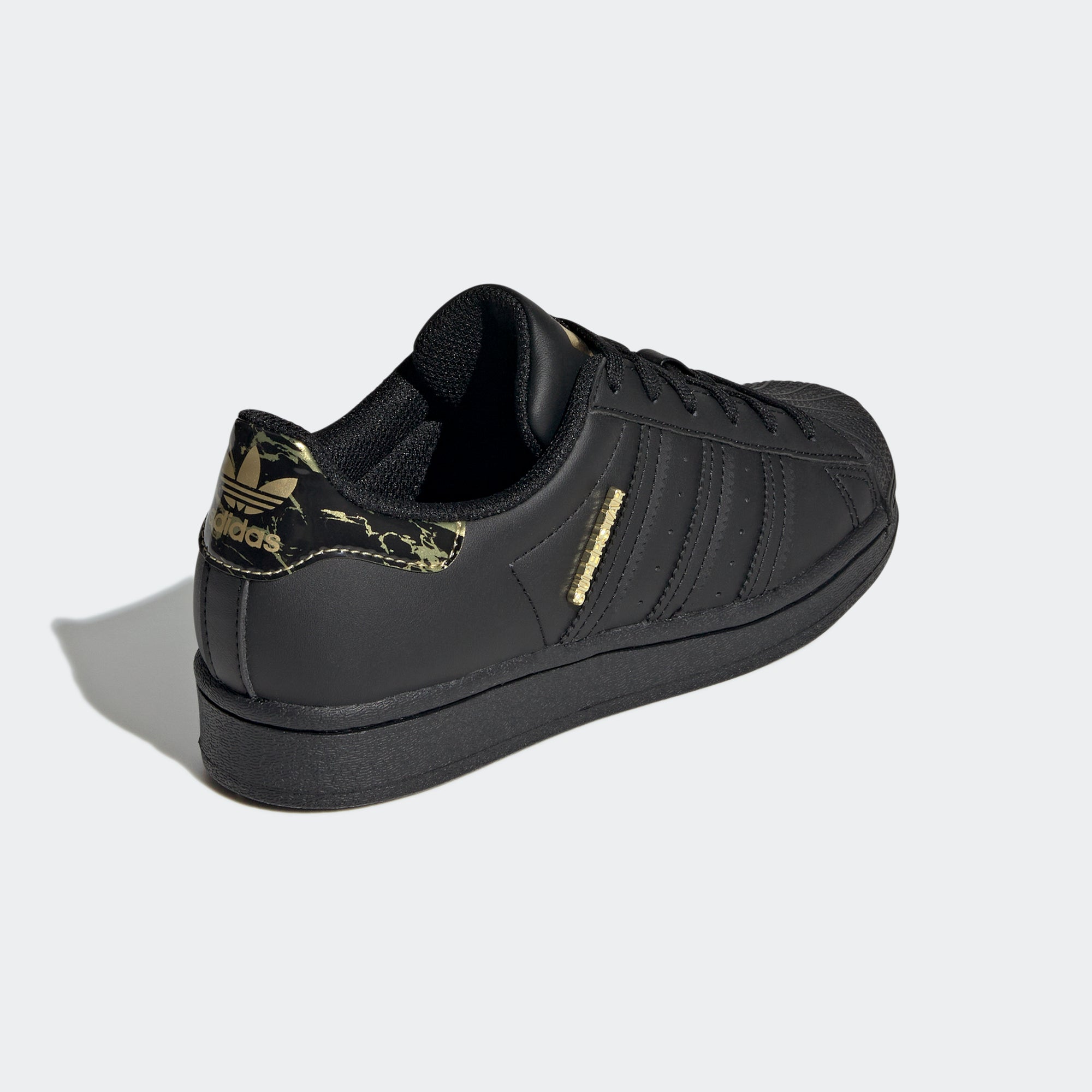 Kids' adidas Superstar Shoes Black Gold H03992 | City Sports
