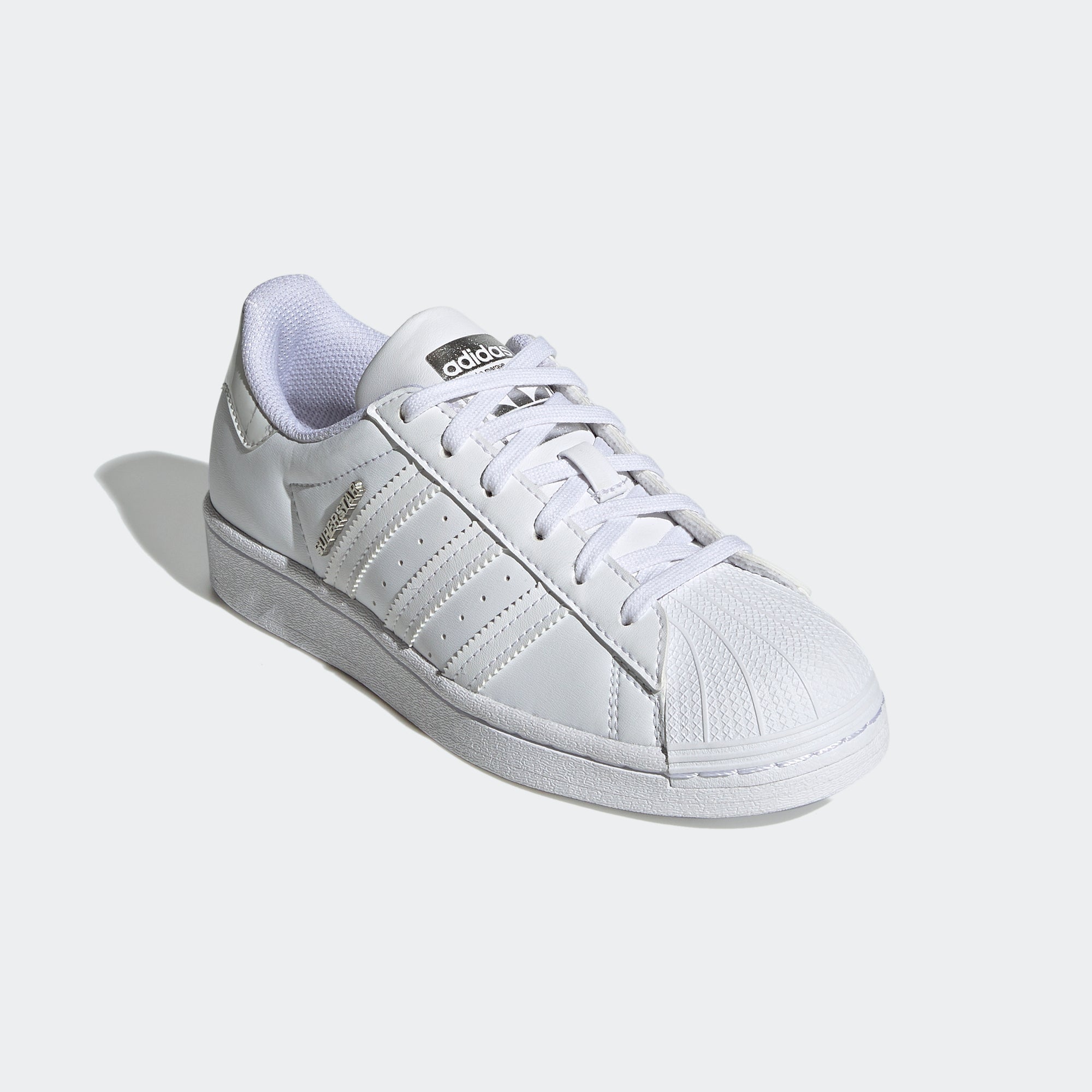 Mammoth Gamle tider squat Kids' adidas Superstar Shoes White H03993 | Chicago City Sports