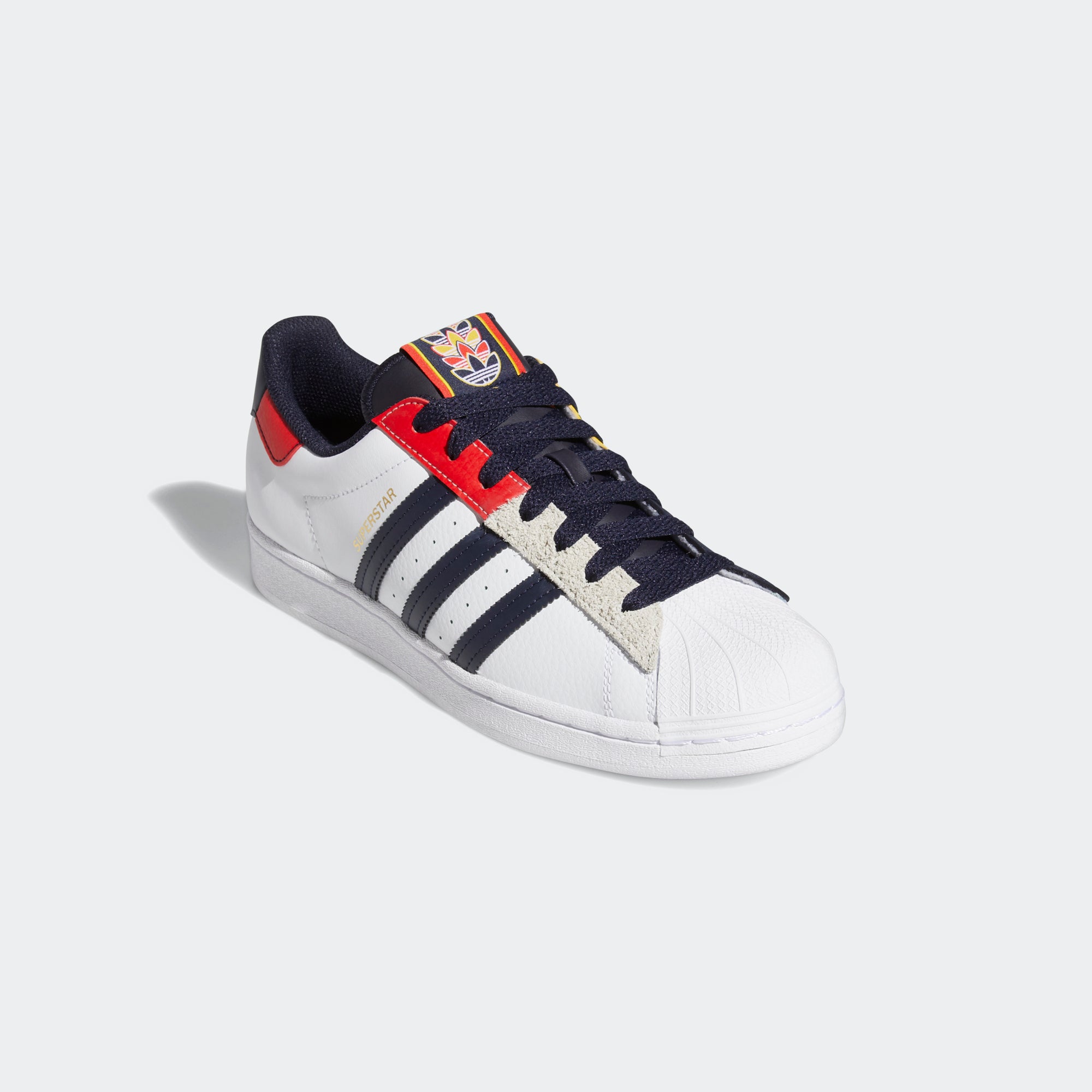 Adidas superstar navy red white Clearance