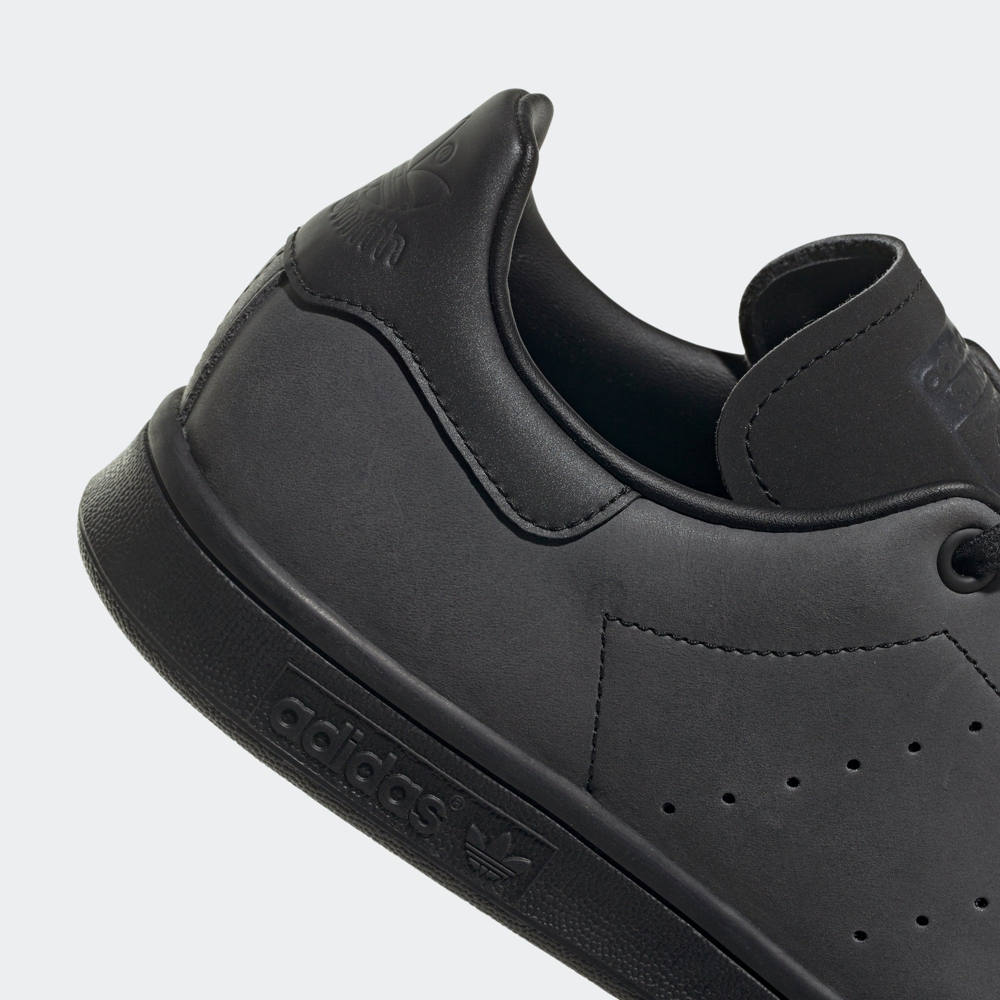 Adidas Stan Smith Black Carbon Blue Metallic shoes 