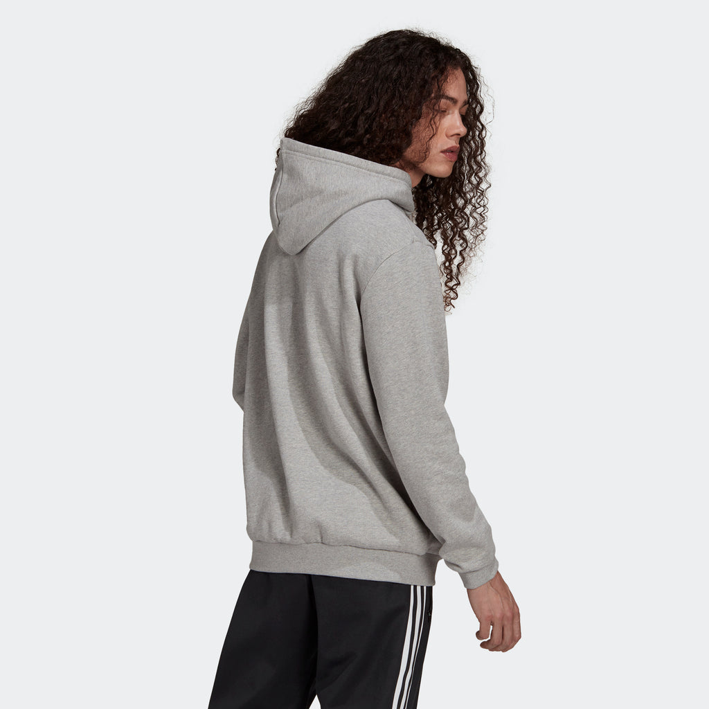 Men’s adidas Originals Adicolor Classics Trefoil Hoodie Grey