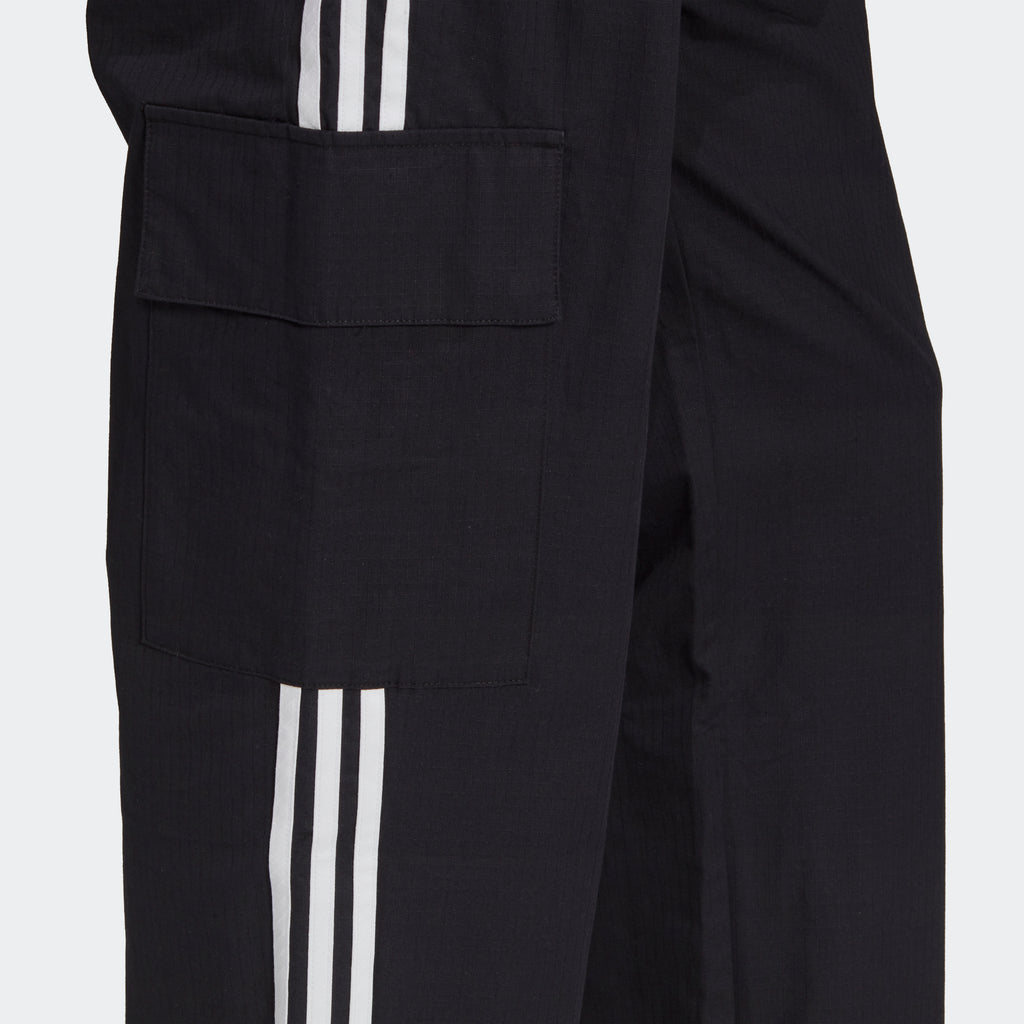 Men's adidas Originals Classics 3-Stripes Cargo Pants Black