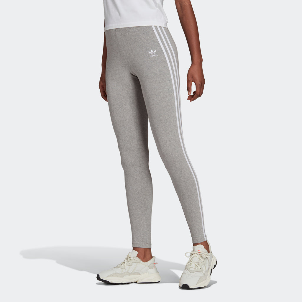 Women’s adidas Originals Adicolor Classics 3-Stripes Leggings Grey