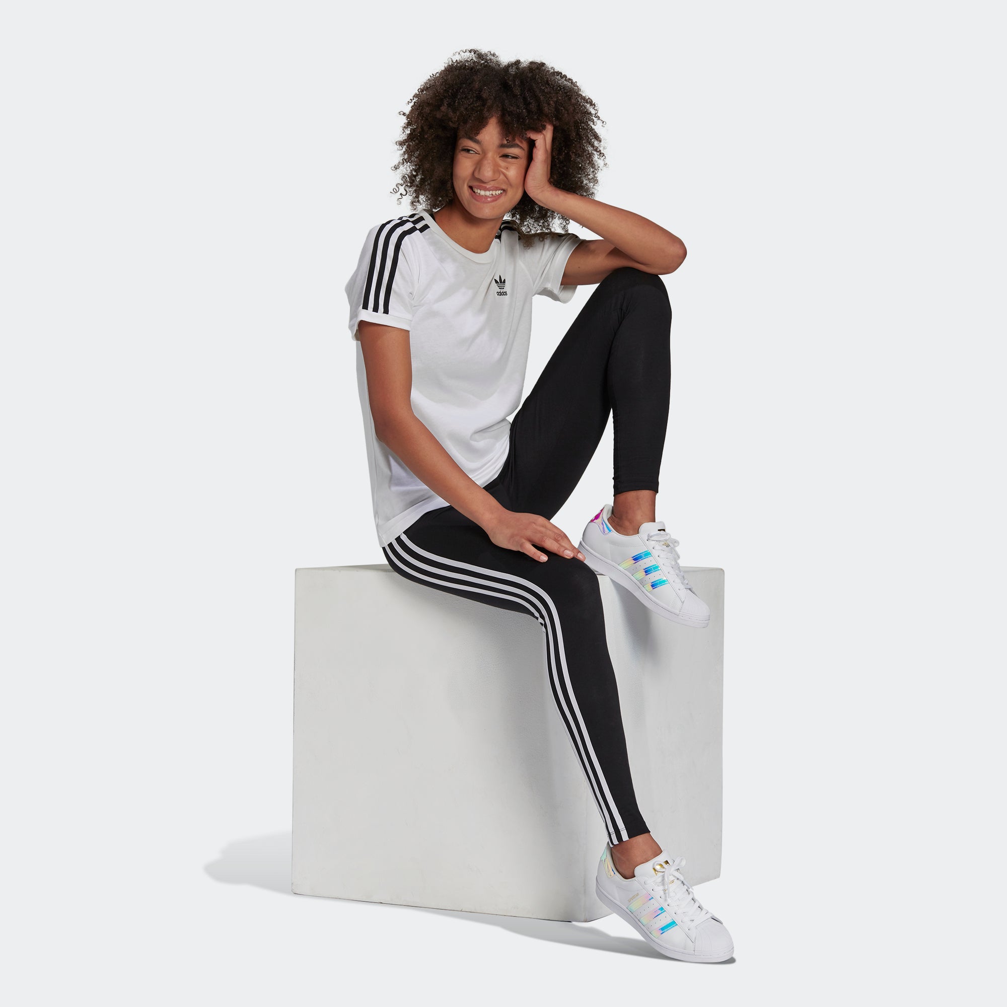 Adidas Originals ADICOLOR CLASSICS 3-STRIPES LEGGINGS Black