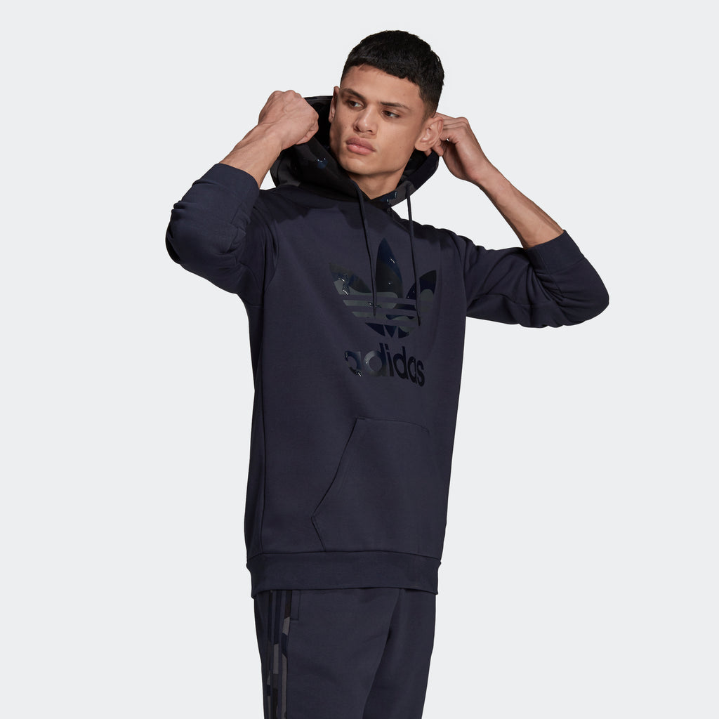 Men’s adidas Originals Camo Graphic Hoodie Night Navy