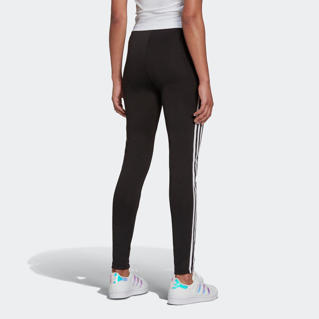 Women's adidas Originals Laced High-Waisted Track Pants Black