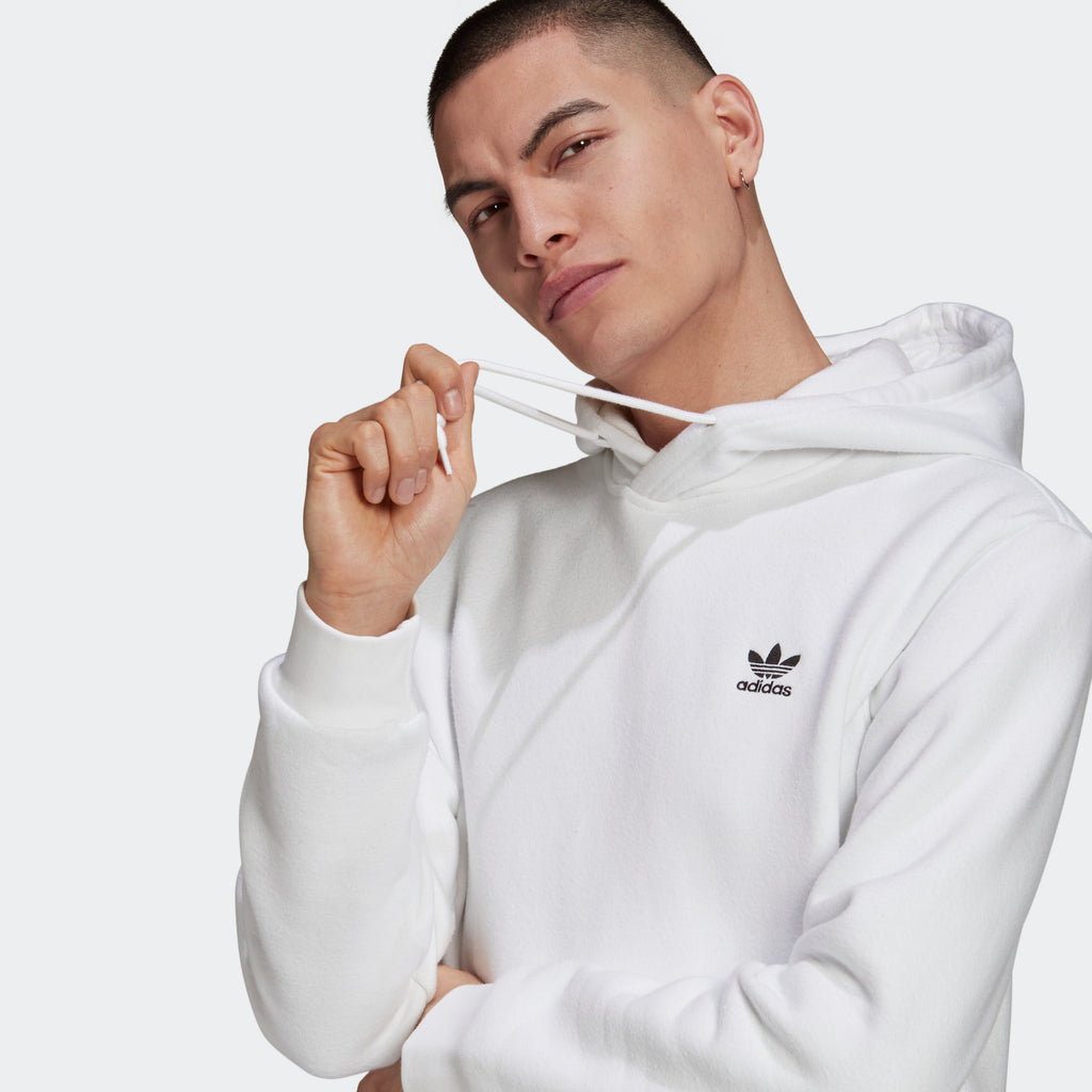 Men’s adidas Originals Adicolor Essentials Trefoil Hoodie White