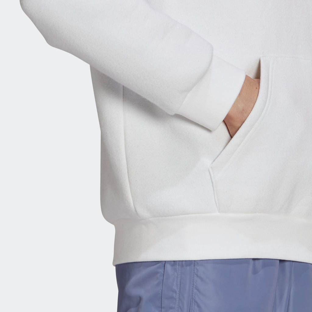 Men’s adidas Originals Adicolor Essentials Trefoil Hoodie White