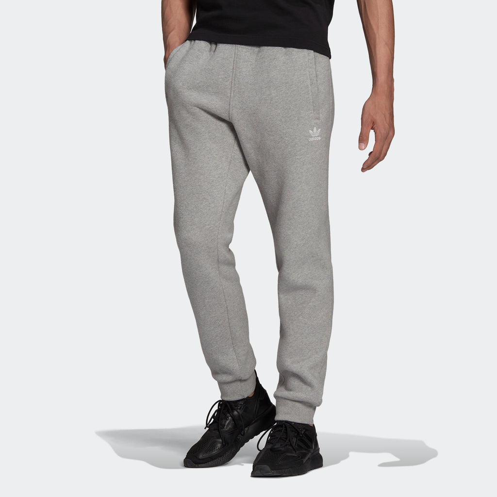 Men’s adidas Originals Adicolor Essentials Trefoil Pants Grey