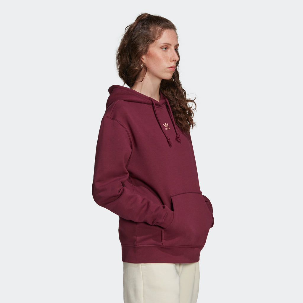 Women’s adidas Originals Adicolor Essentials Fleece Hoodie Victory Crimson