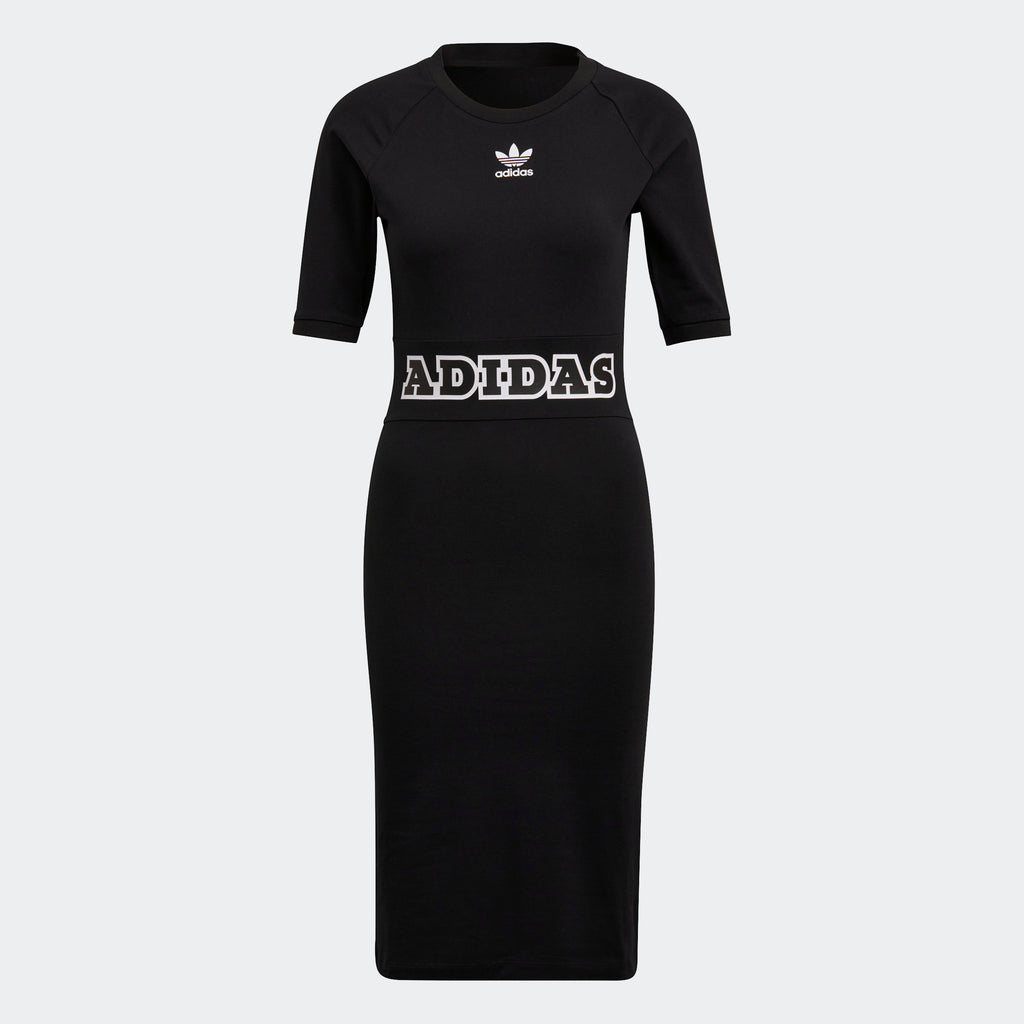 Women's adidas Originals Logo Play Dress Black