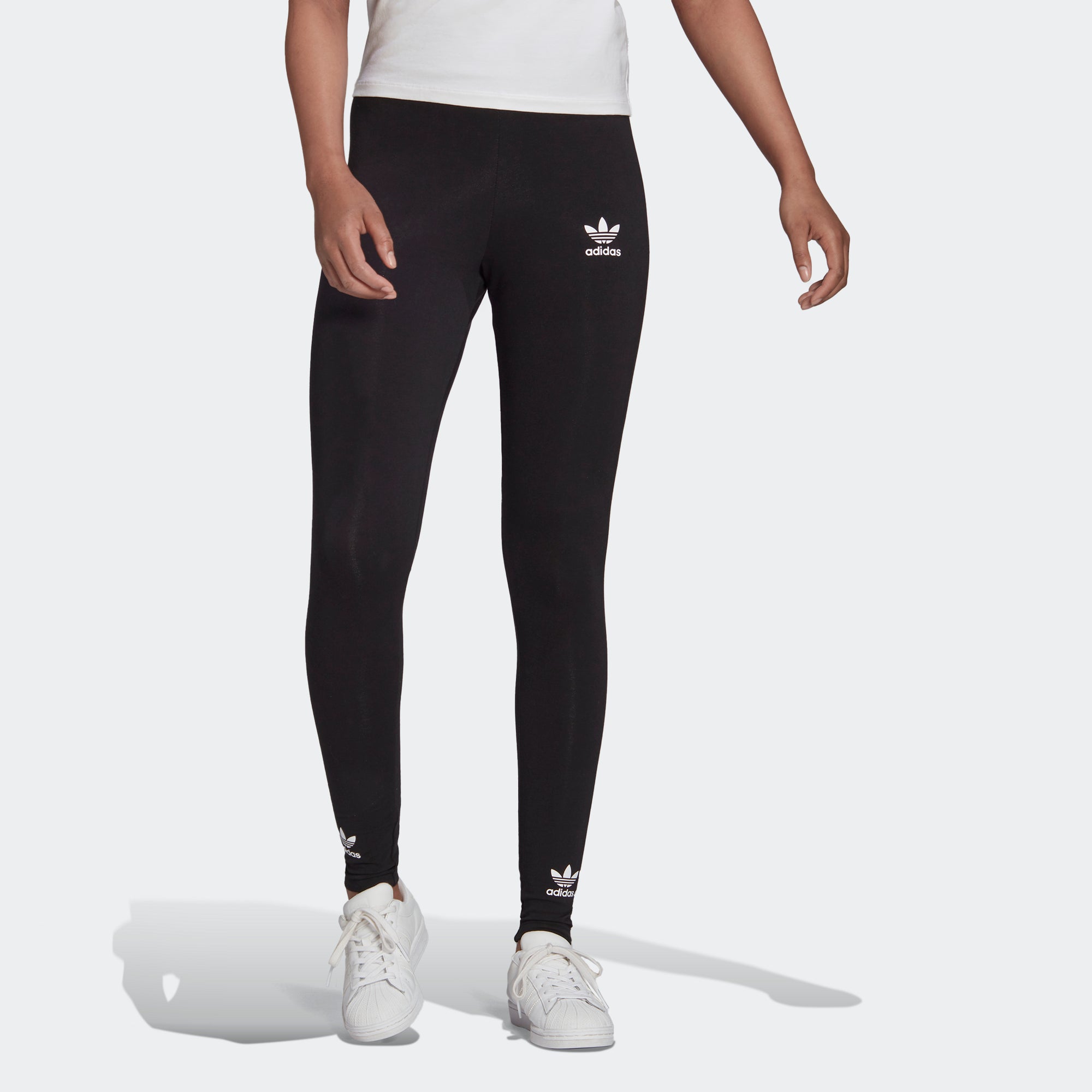 Adidas Women's Essentials Linear Long Tights Running Fitness Black DP2386  Leggings | Lazada PH