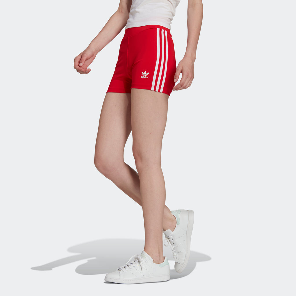 Women’s adidas Originals Adicolor Traceable Shorts Red