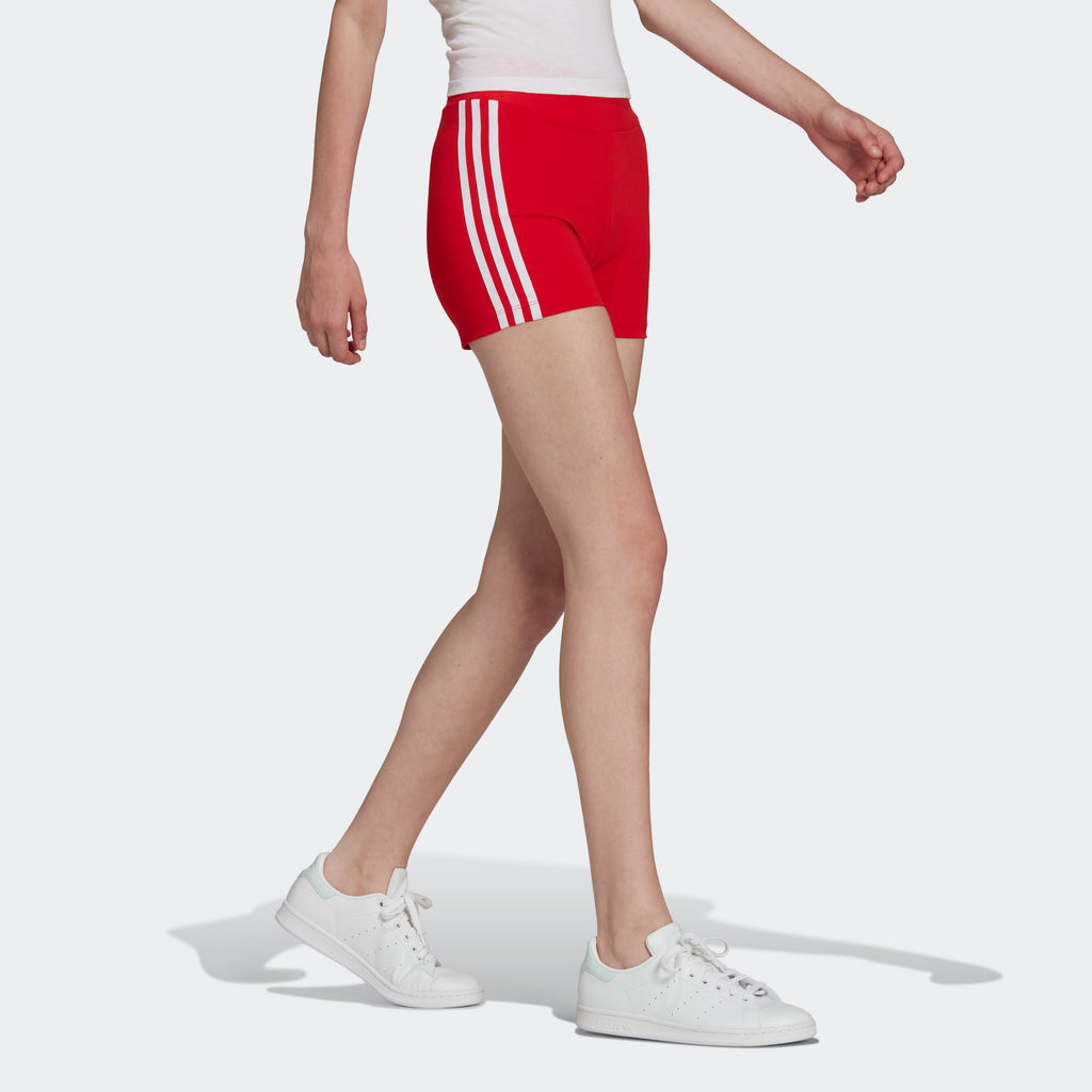 Women’s adidas Originals Adicolor Traceable Shorts Red