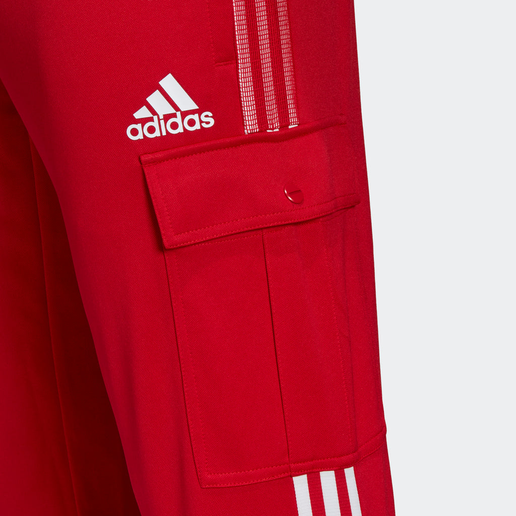 Men's adidas Soccer Tiro Cargo Track Pants Red