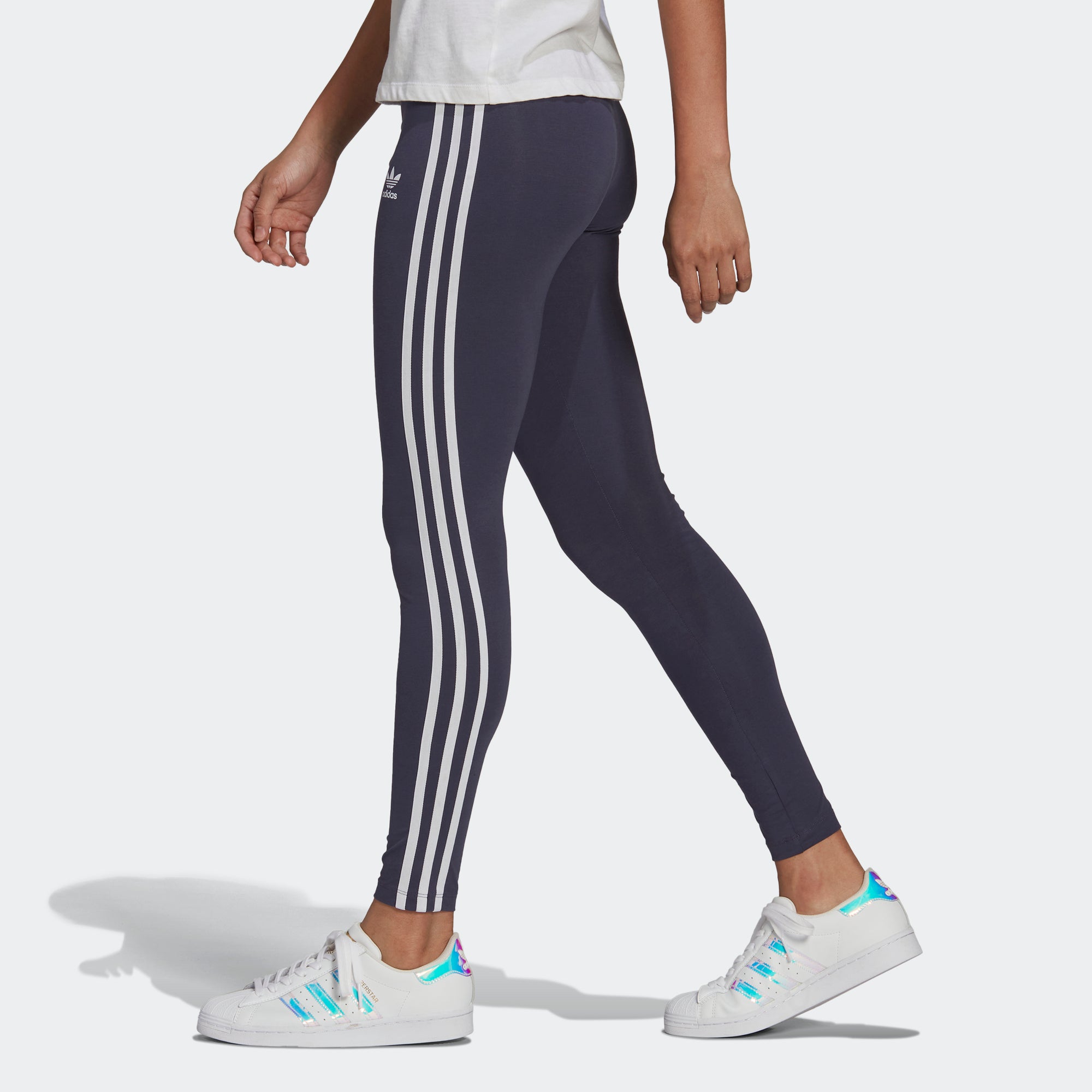 Women's adidas 3-Stripes Leggings Shadow Navy
