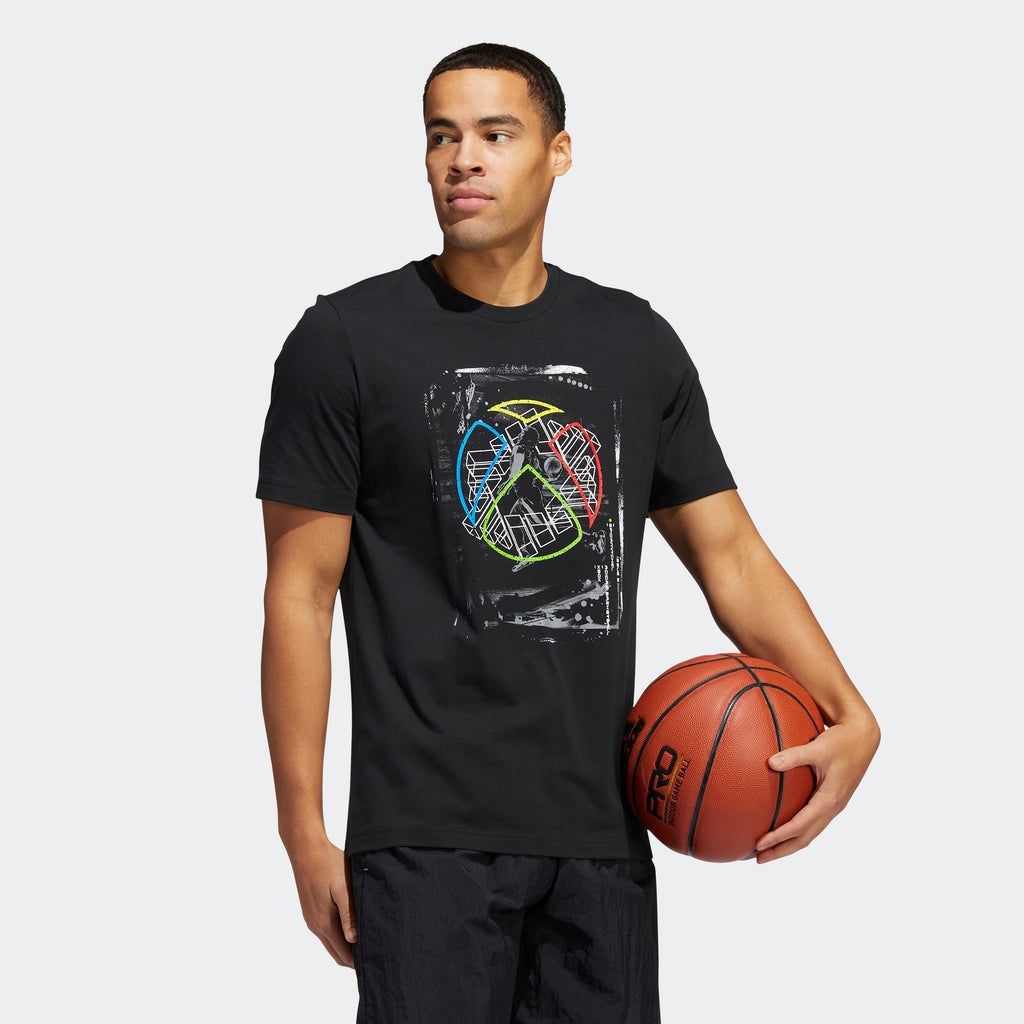 Men's adidas Basketball Donovan Mitchell X XBox Tee Black