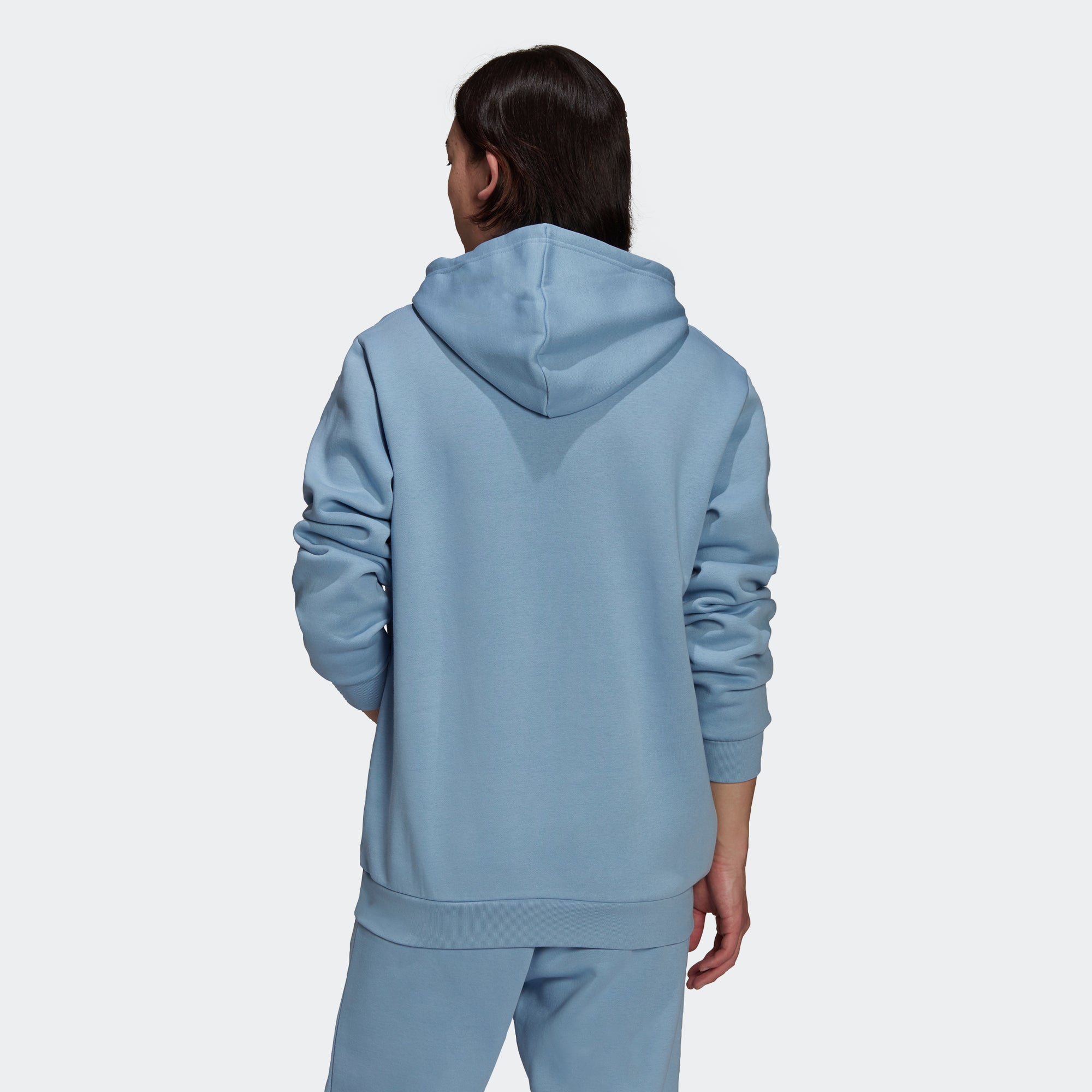 adidas Trefoil Hoodie Ambient Sky HE7199 | Chicago Sports