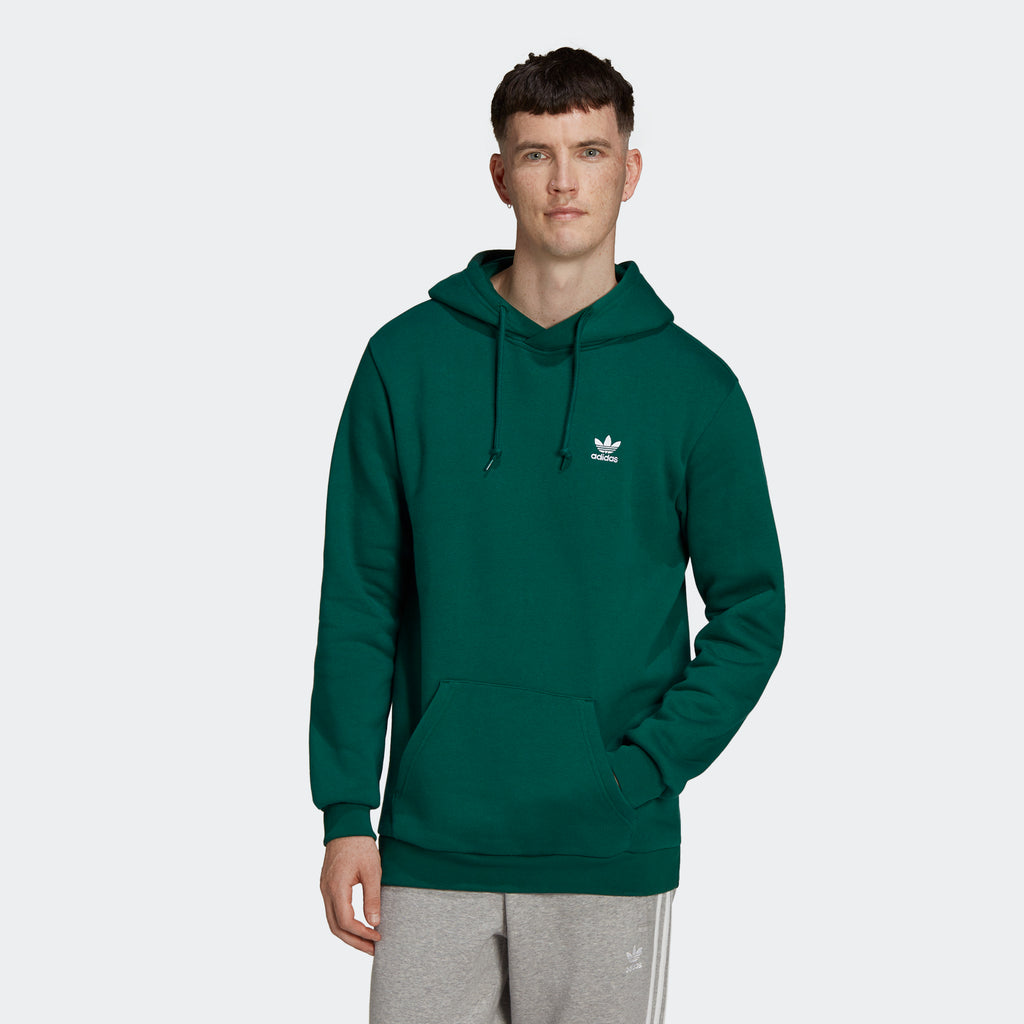 Men’s adidas Originals Adicolor Essentials Trefoil Hoodie Collegiate Green
