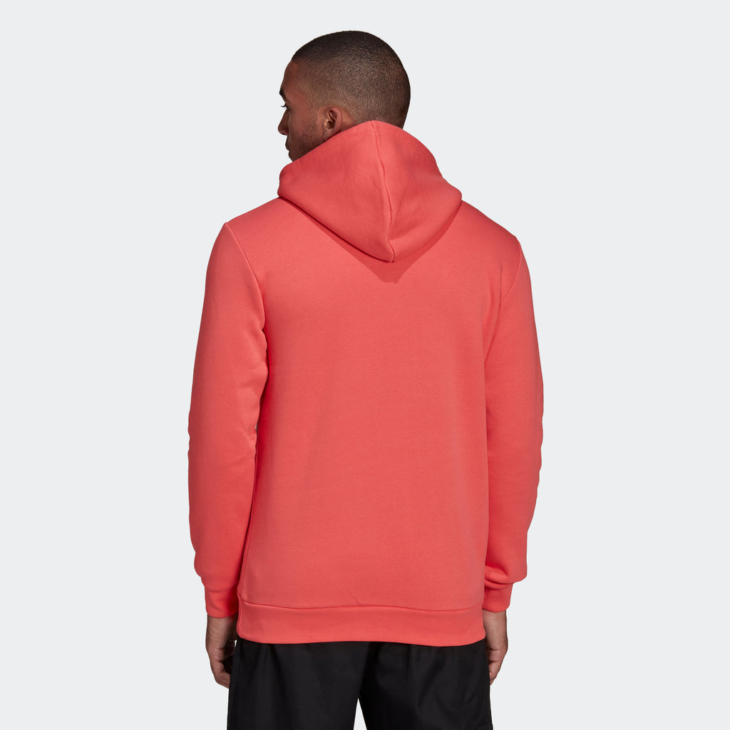 Men’s adidas Originals Adicolor Essentials Trefoil Hoodie Semi Turbo Red