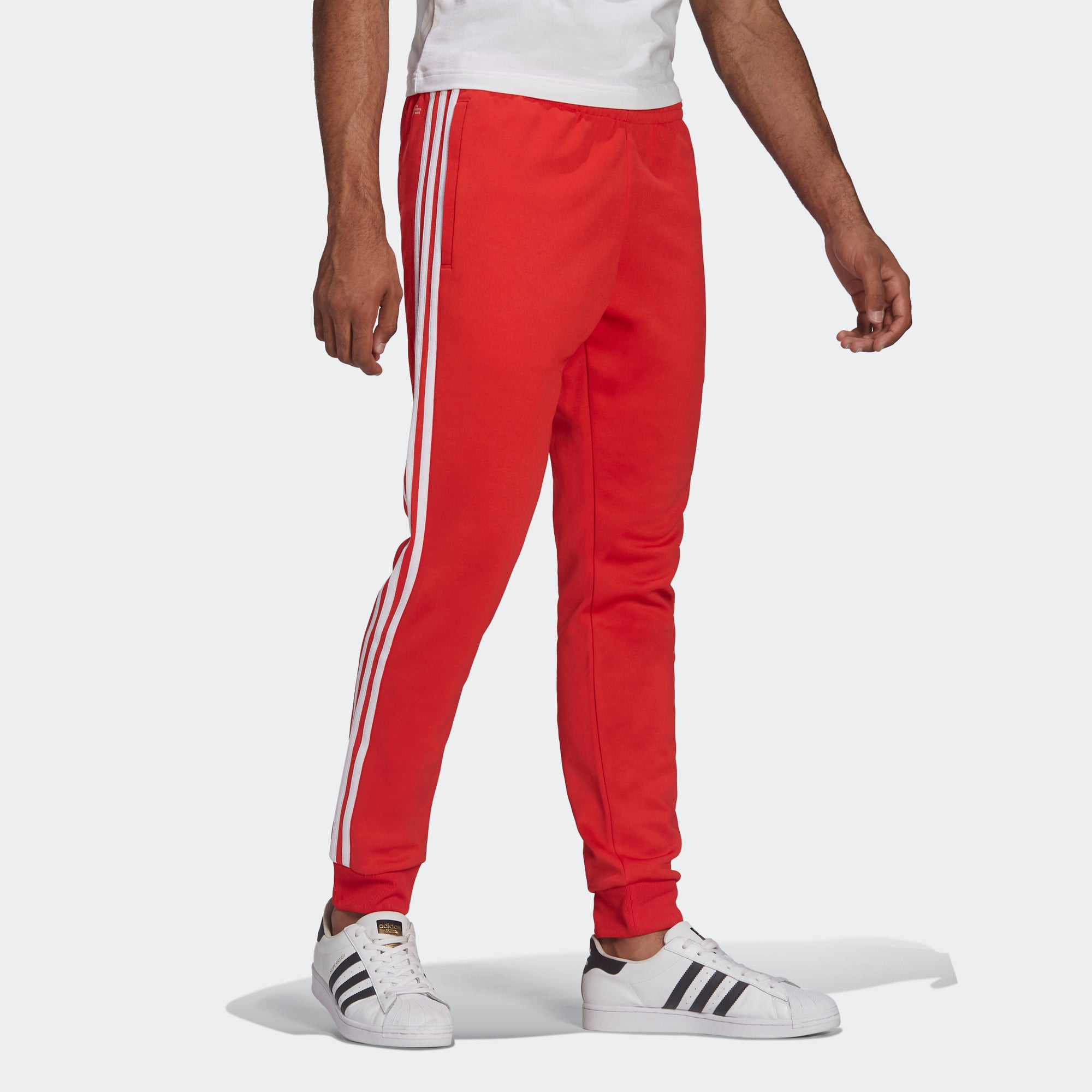 adidas Primeblue SST Track Pants Red Chicago City