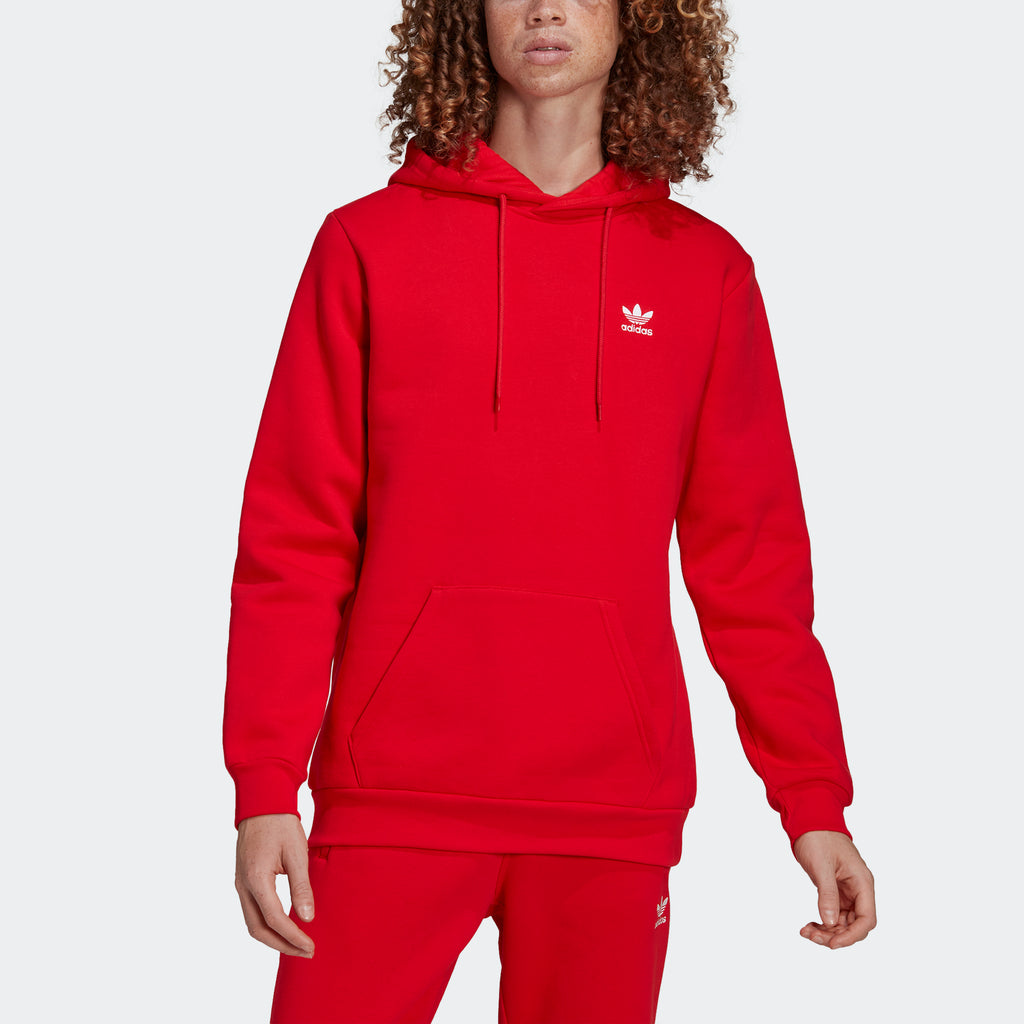 Men’s adidas Originals Adicolor Essentials Trefoil Hoodie Vivid Red