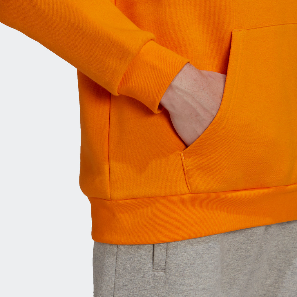 Men’s adidas Originals Adicolor Essentials Trefoil Hoodie Bright Orange