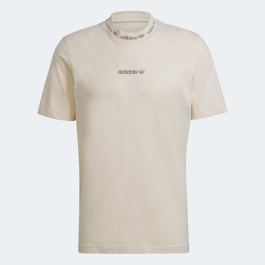 Men's adidas Originals Trefoil Linear T-Shirt Linen