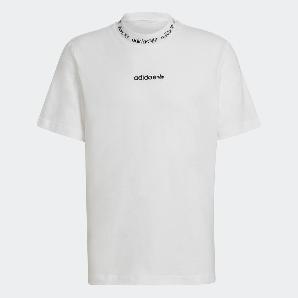 Men's adidas Originals Trefoil Linear T-Shirt White