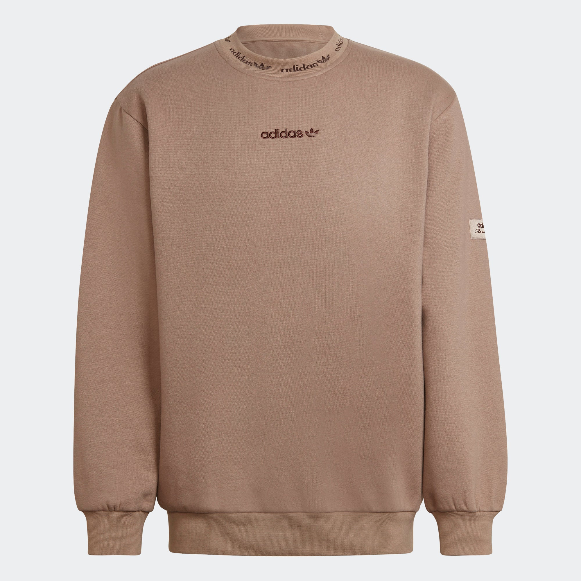 adidas Linear Crew City Brown | Sweatshirt Chalky Sports Chicago