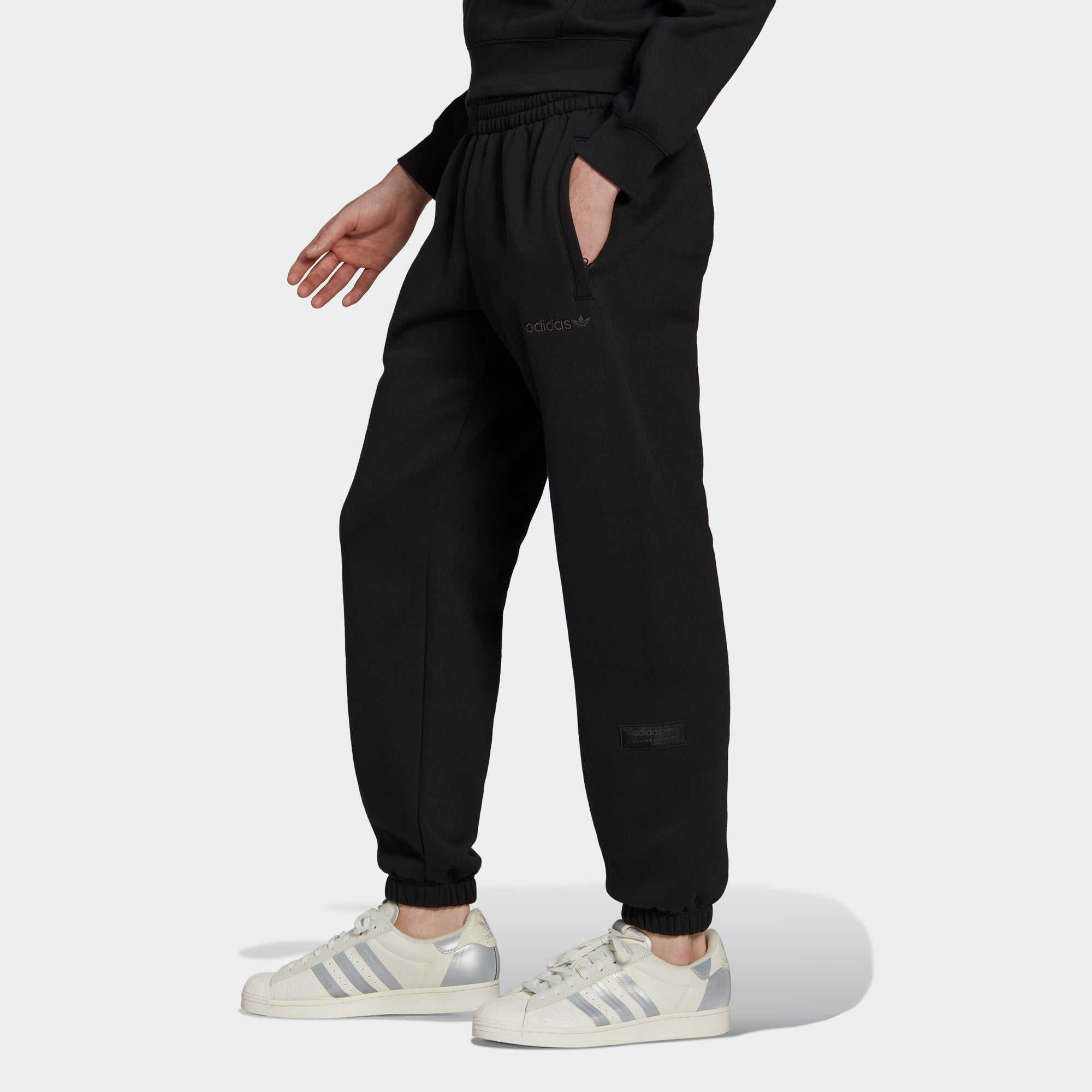 adidas Trefoil Linear Sweatpants Black HM4826