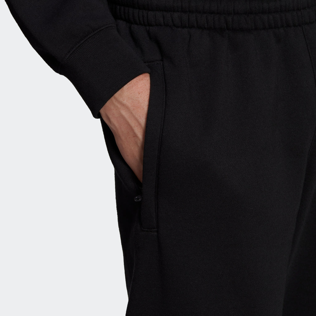 Men's adidas Originals Trefoil Linear Sweatpants Black