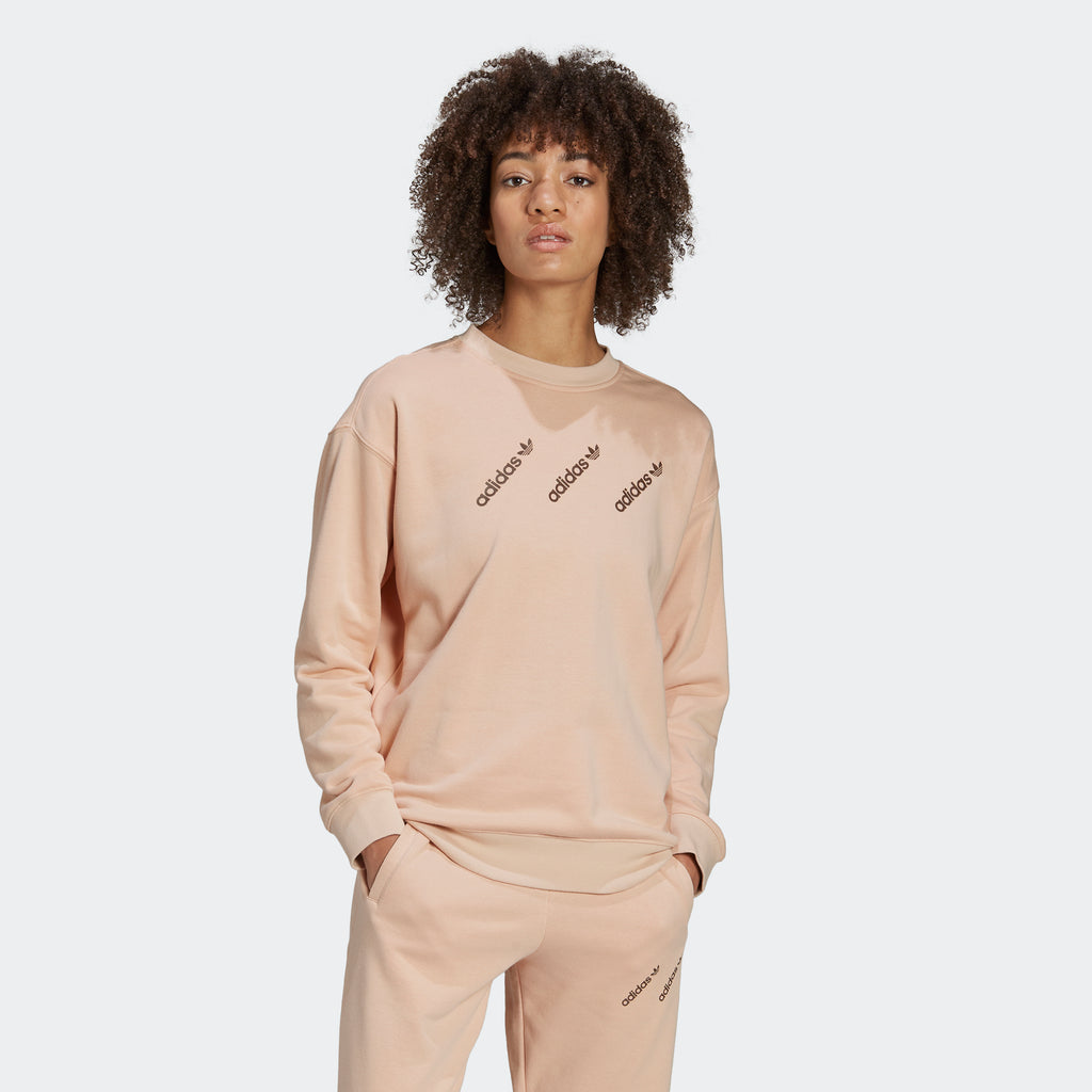 Women's adidas Originals Crew Sweatshirt Halo Blush