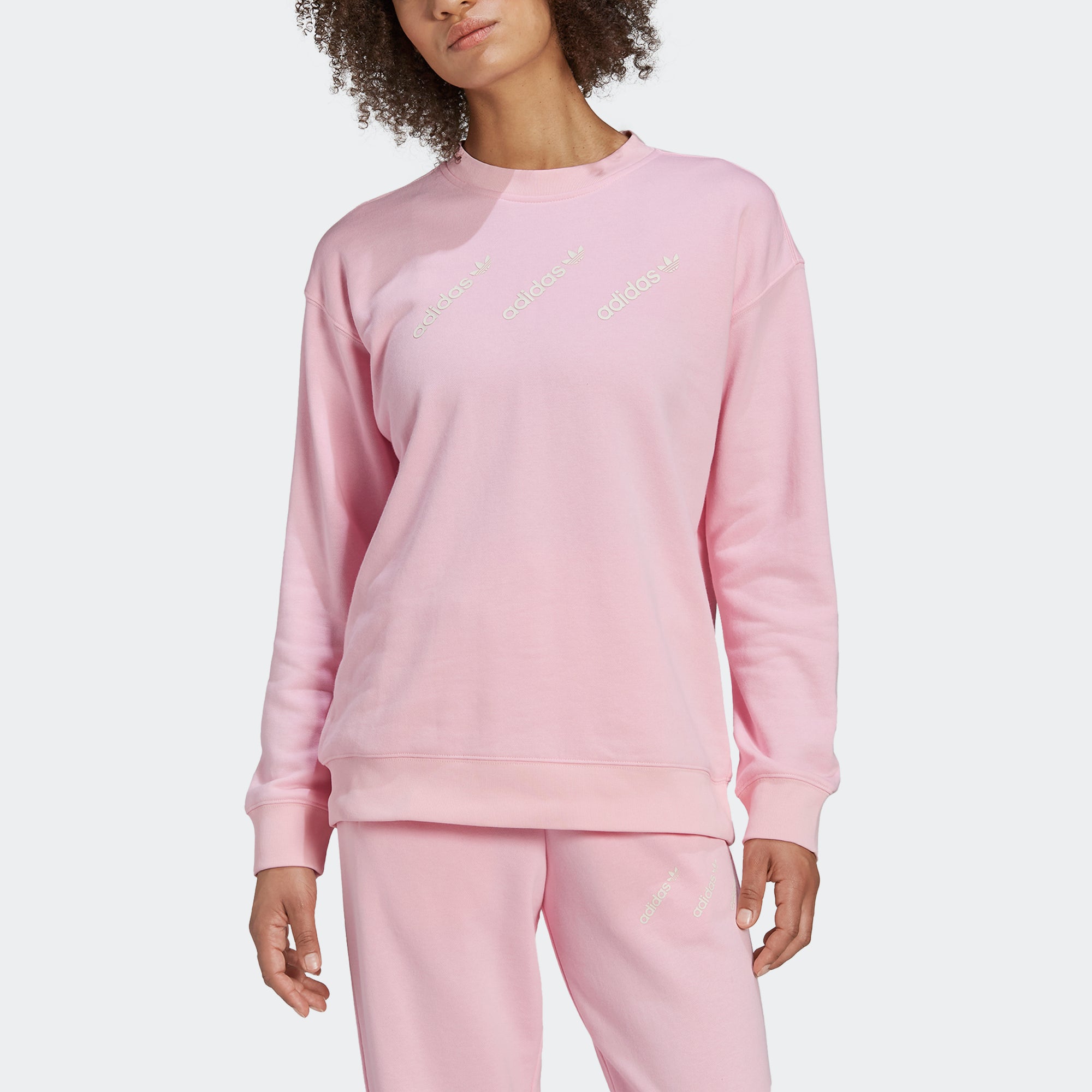 hykleri forurening En smule Women's adidas Crew Sweatshirt True Pink HM4869 | Chicago City Sports