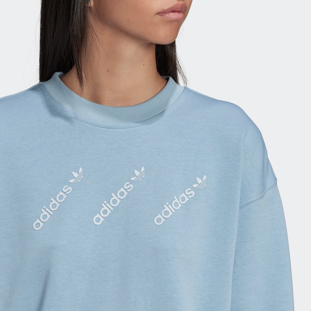 Women's adidas Originals Crew Sweatshirt Ambient Sky