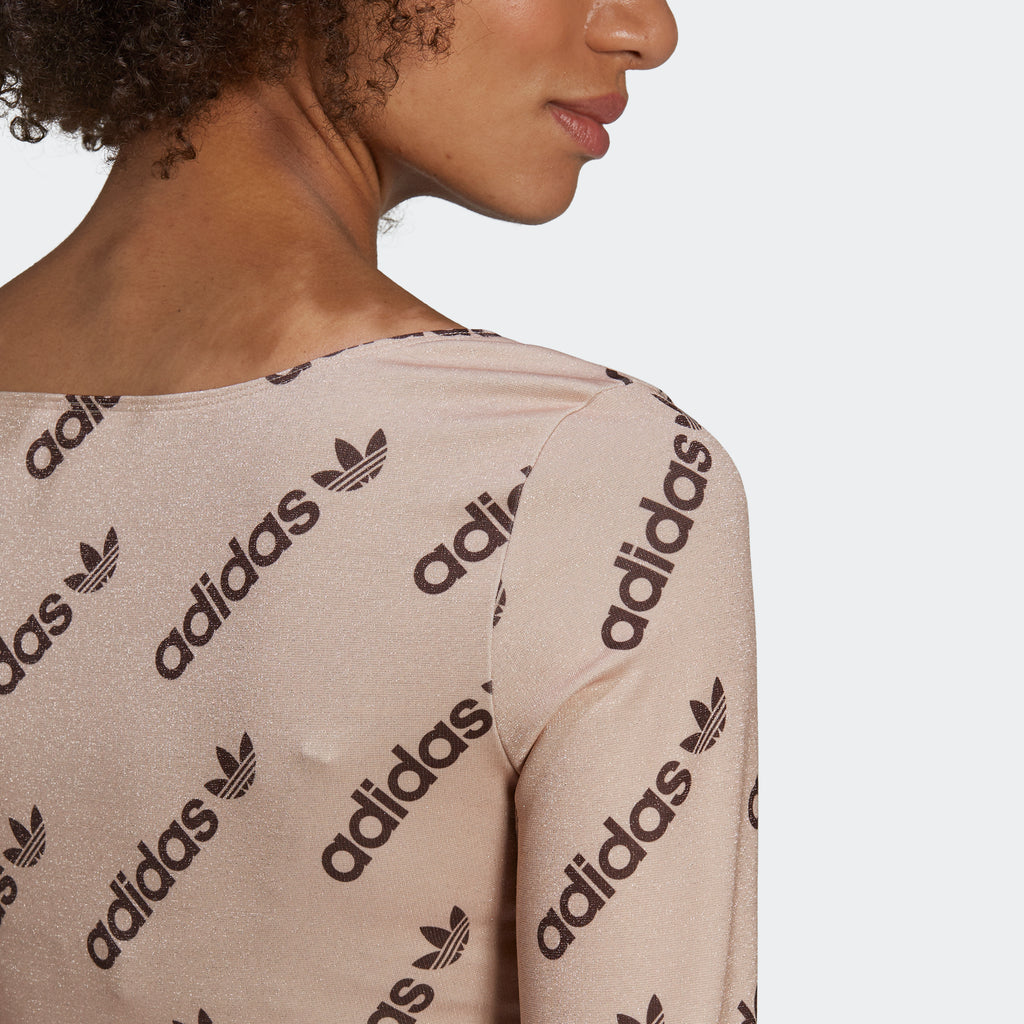 Women's adidas Originals Long Sleeve Crop Top Halo Blush