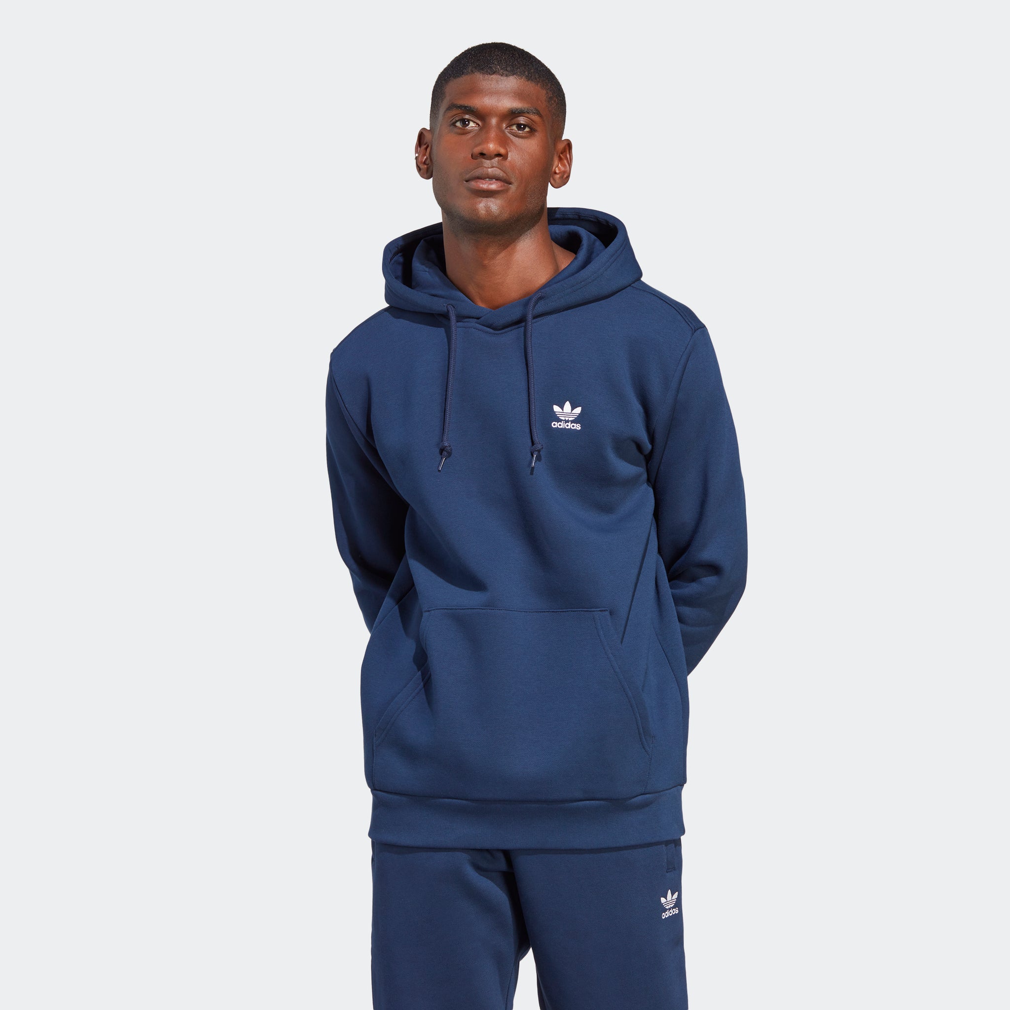 adidas Trefoil Essentials Hoodie Night Indigo Chicago City Sports