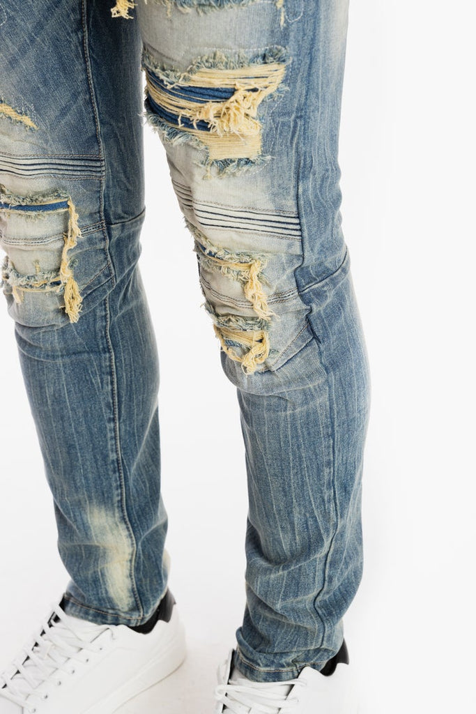 Men's Smoke Rise Engineered Fashion Jeans Surf Blue