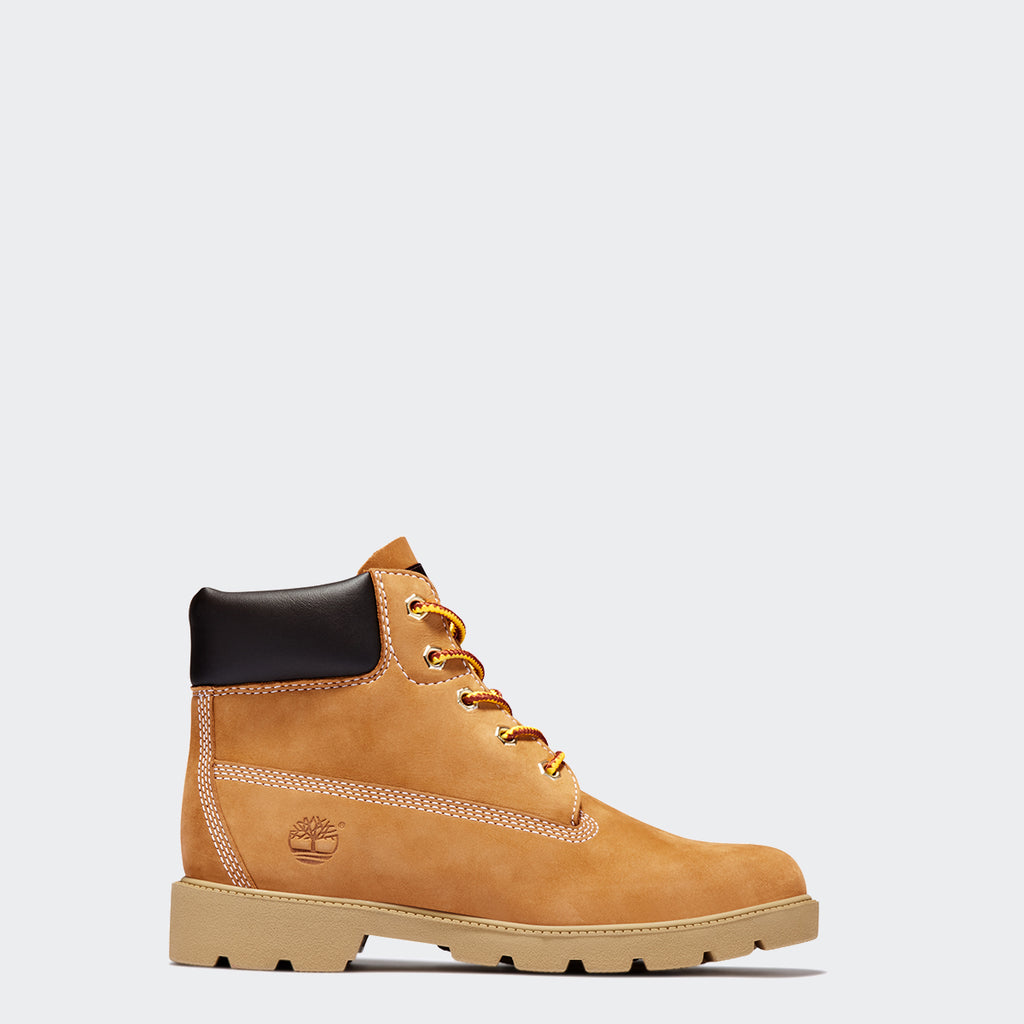 Kid's Timberland 6-Inch Classic Ankle Boots Wheat (TB010960713) | Chicago City Sports | side view