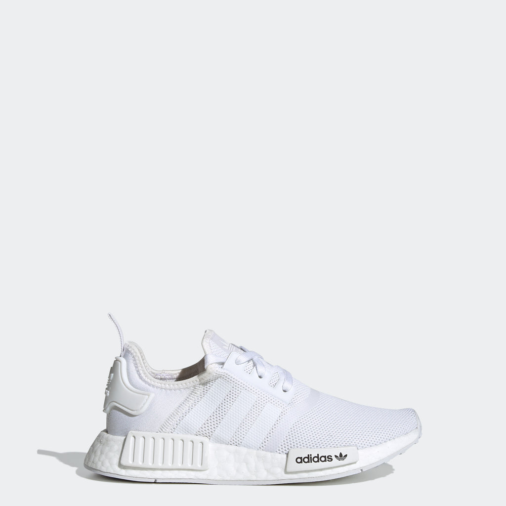 Kid's adidas Originals NMD_R1 Shoes White FW0432 | Chicago City Sports | side view