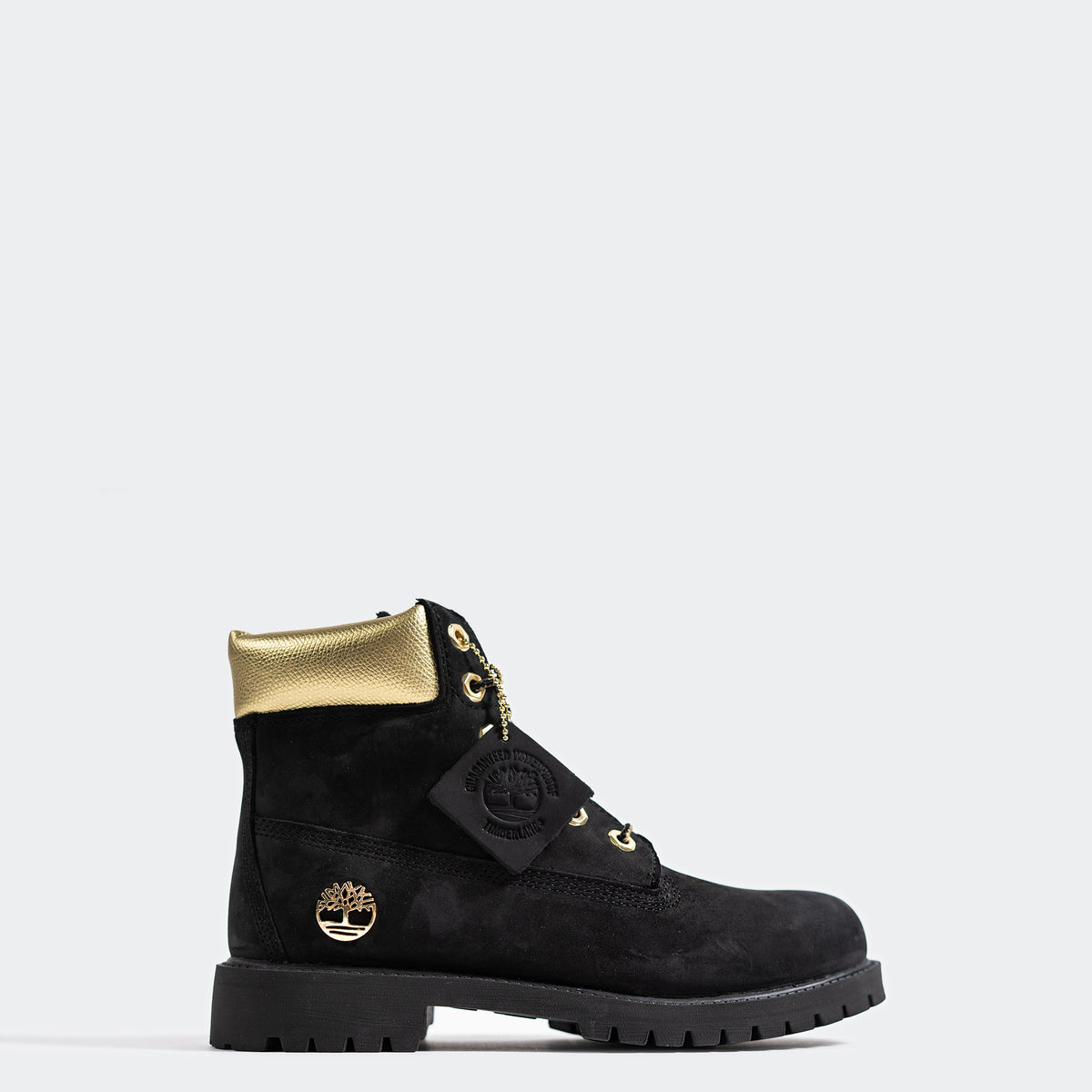 Timberland Kids Size 4 Black Yellow Lace-Up Boots Waterproof A5SGZ A7546 Timberland® Premium 6-Inch Waterproof Boot for Junior in Yellow main image 4