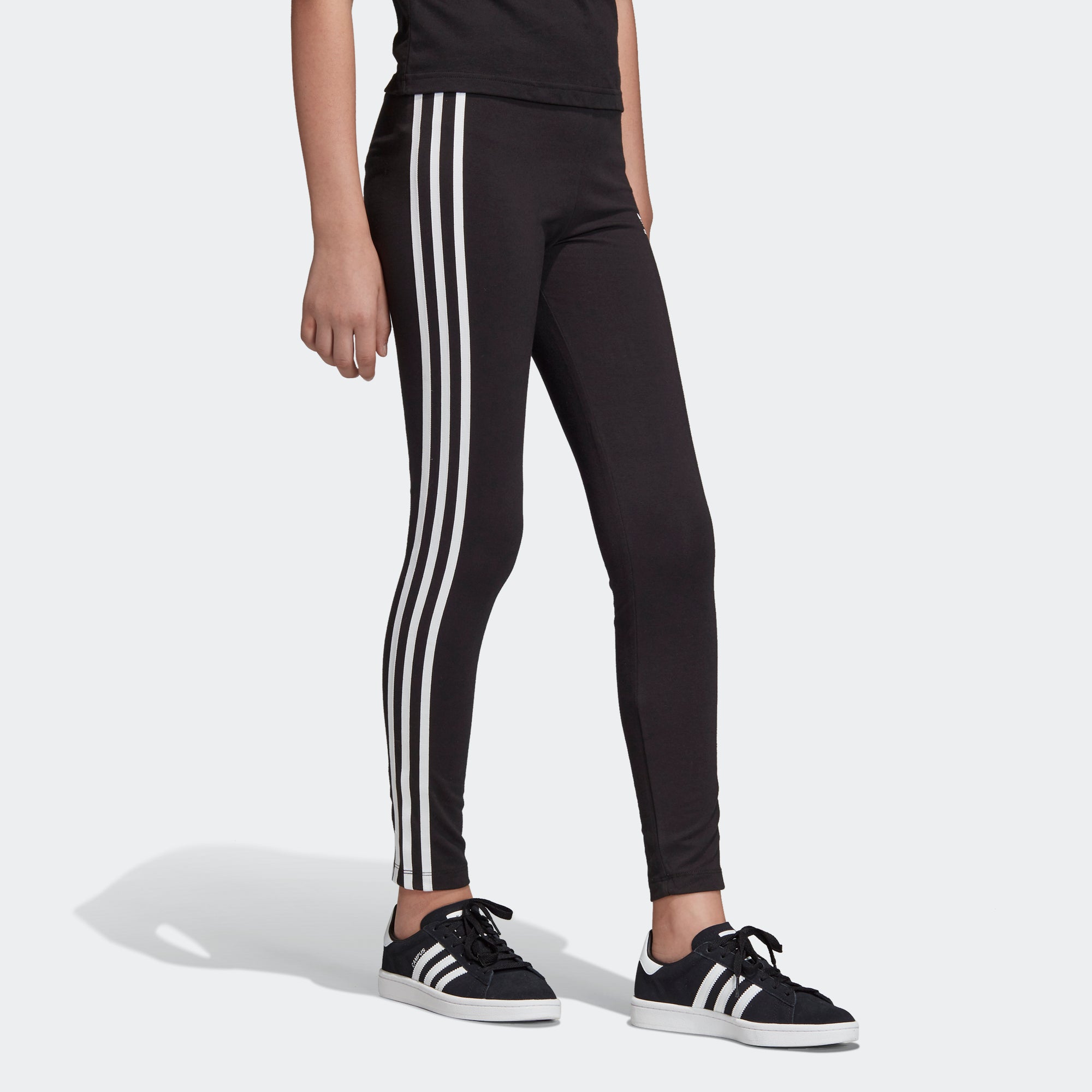 adidas Performance Essentials 3-Stripes Kids' Legings Black GN4046