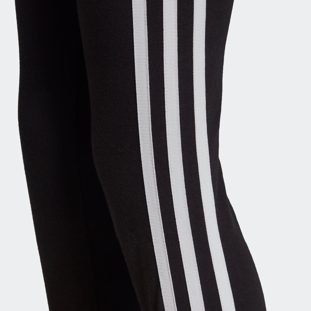 Kids' adidas Leggings Black ED7737 | Chicago City Sports | 3-Stripes 