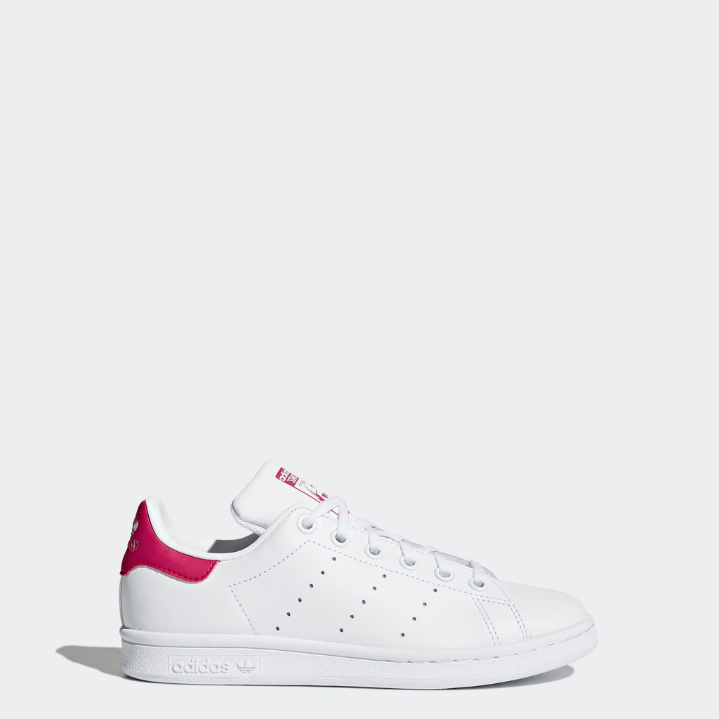Kids' adidas Originals Stan Smith Shoes White Bold Pink